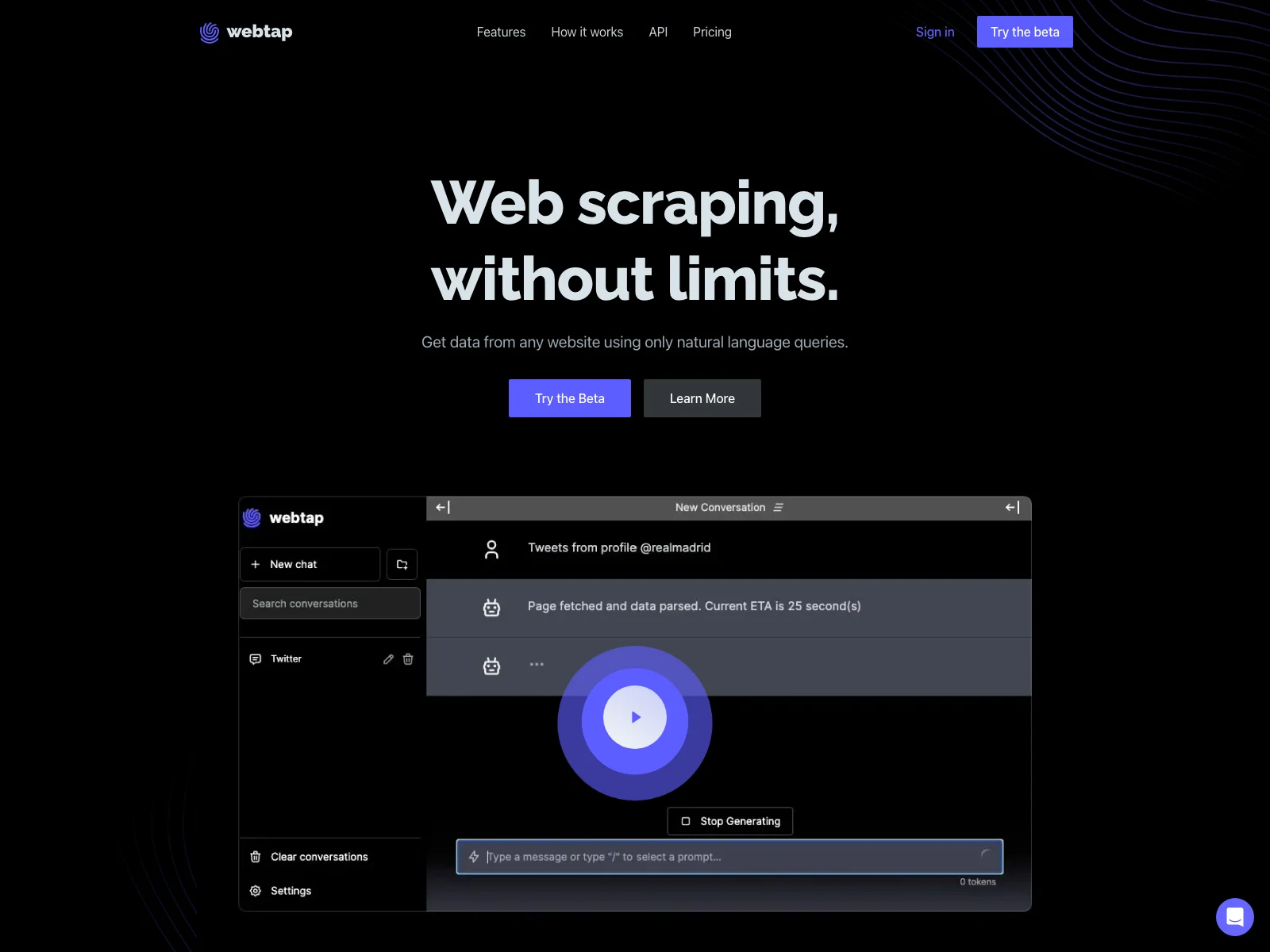 Webtap.ai - Unleashing the Power of Web Scraping