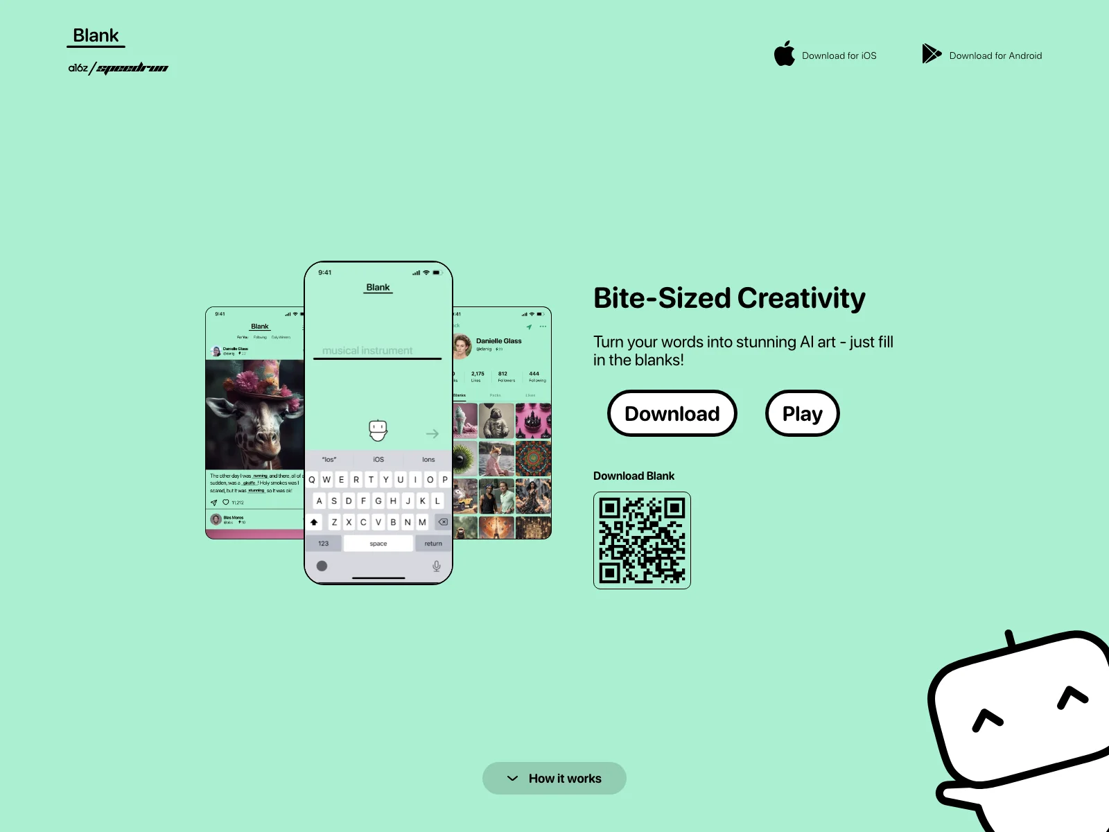 Blank App: Daily Creativity Made Simple and Enjoyable