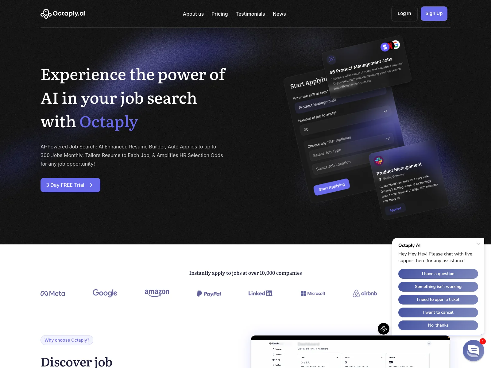 Octaply AI-Powered Job Search: Simplify Your Job Hunt and Boost Your Chances