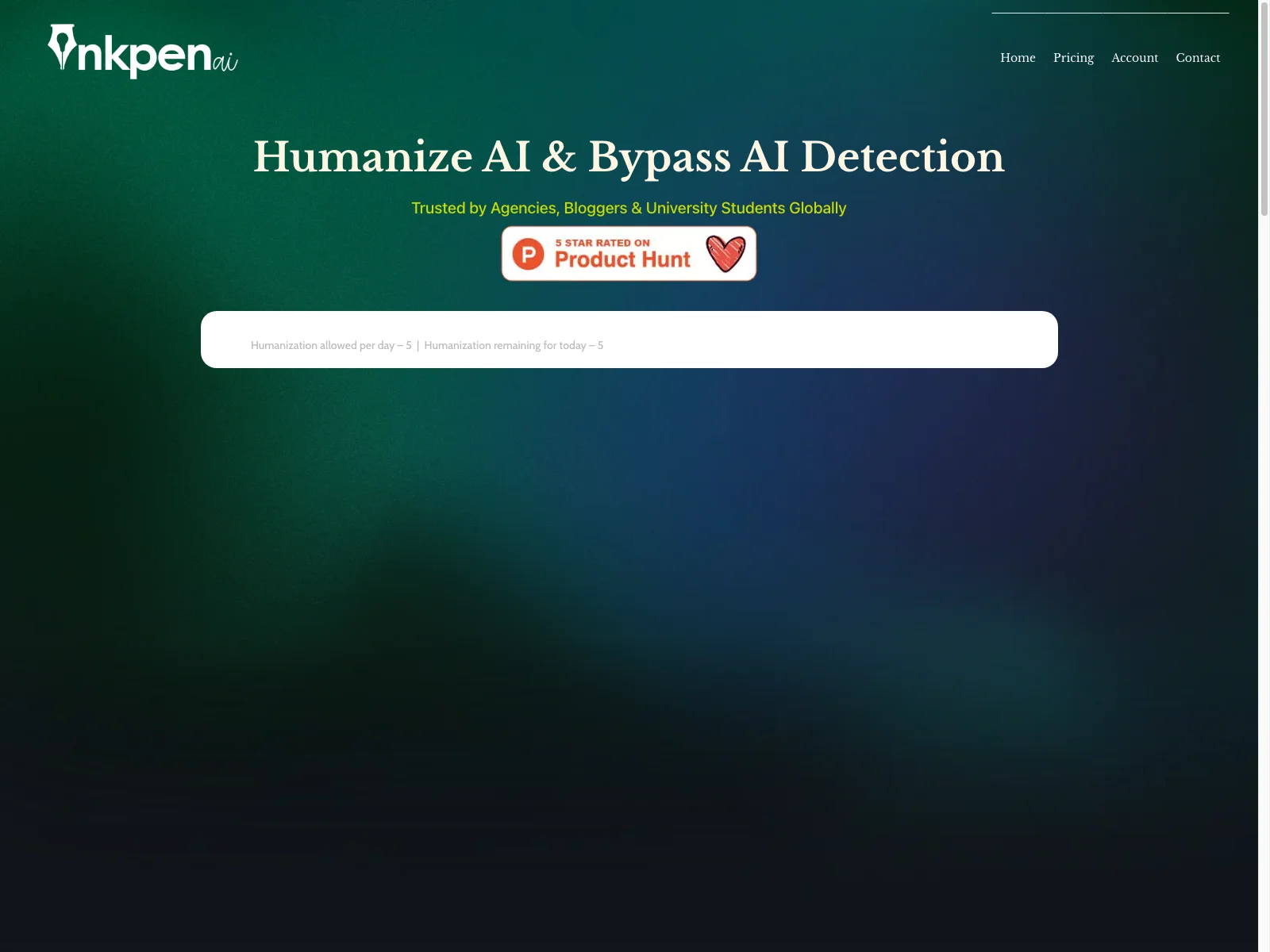 Inkpen AI Text Humanizer: Boost Your Content's Quality and Visibility