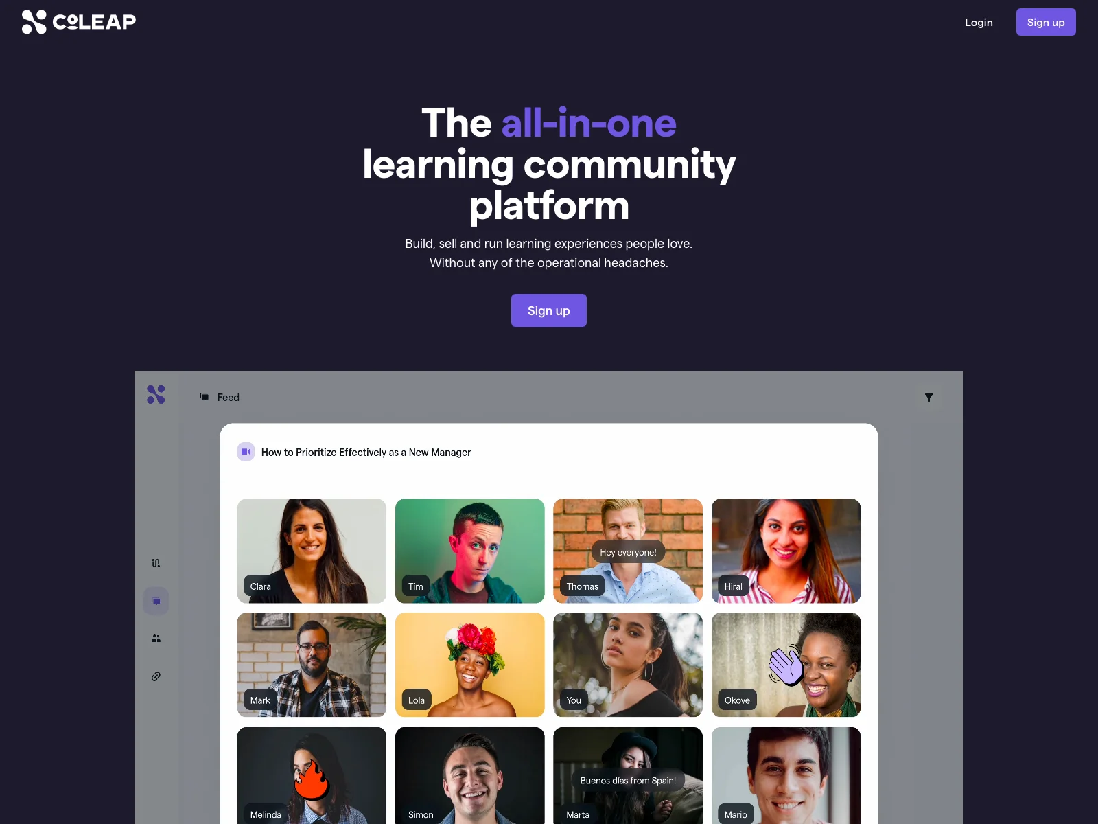 Coleap: The All-in-One Platform for Effortless Learning Experience Creation and Monetization