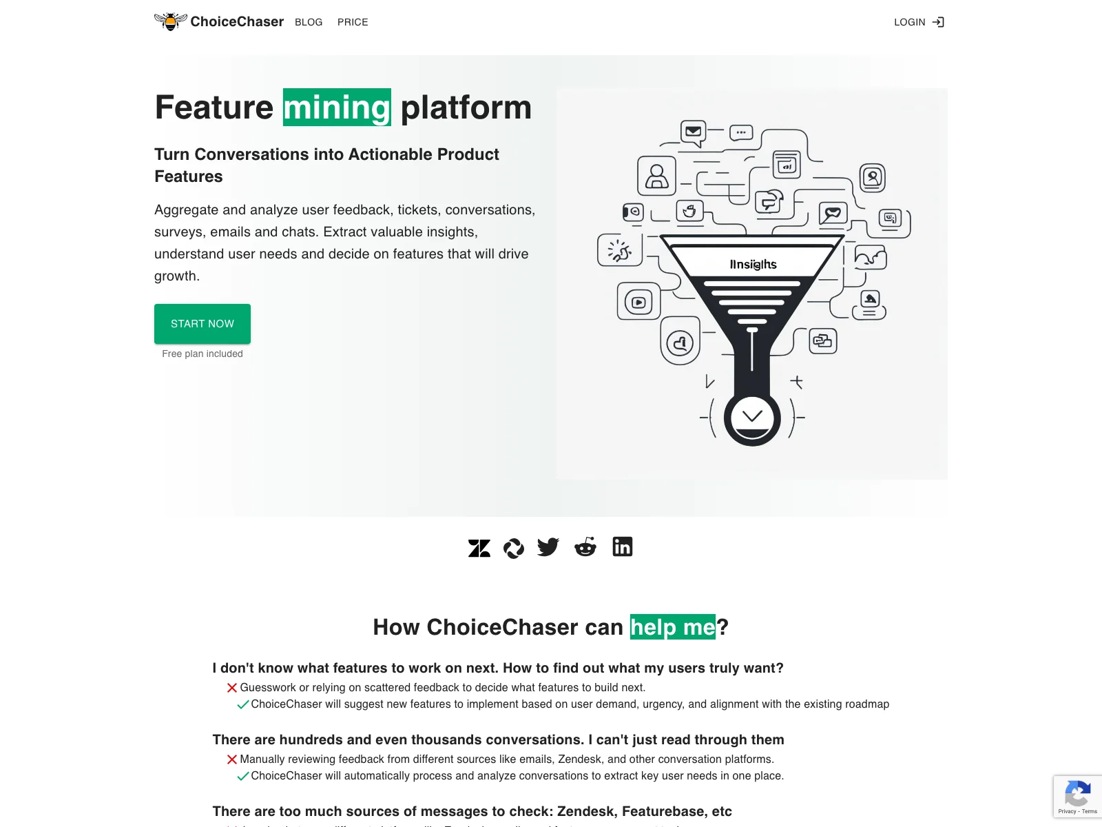 Choice Chaser: Unleashing Actionable Product Features