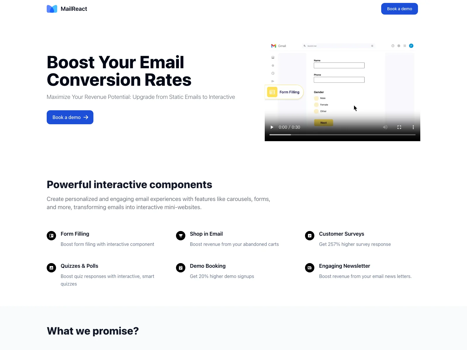 MailReact: Boost Email Conversion Rates with Interactive Platform