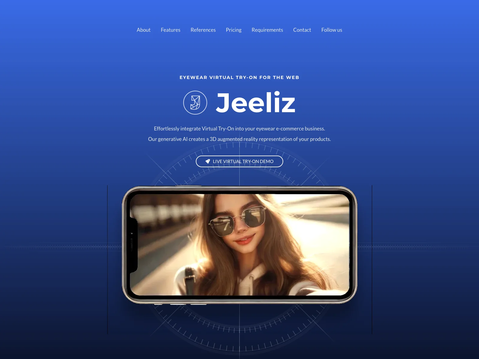 「Jeeliz」でメガネの仮想試着を実現
