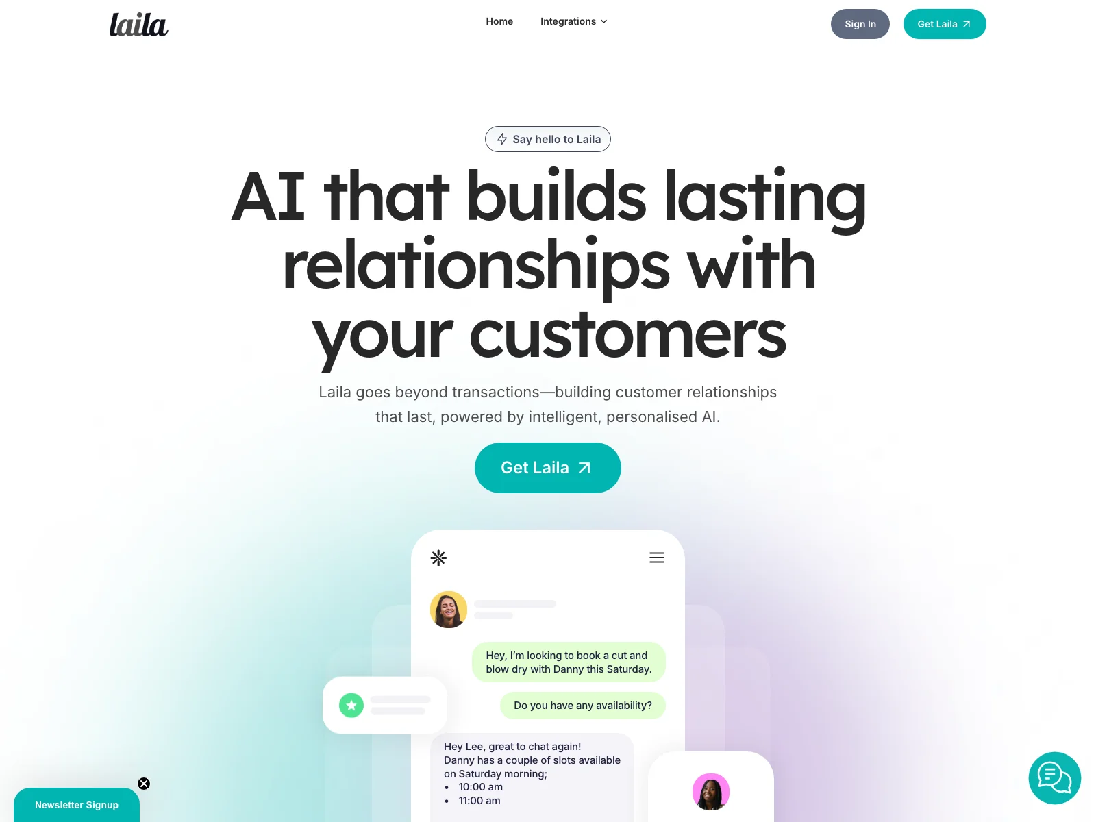 Laila: Building Lasting Customer Relationships with AI