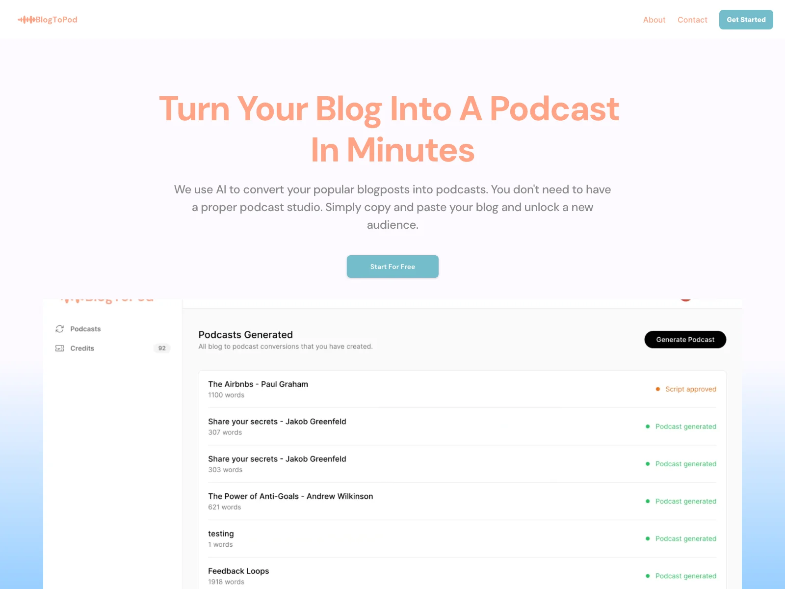 Turn Your Blog into a Podcast with BlogToPod - Unlock a New Audience