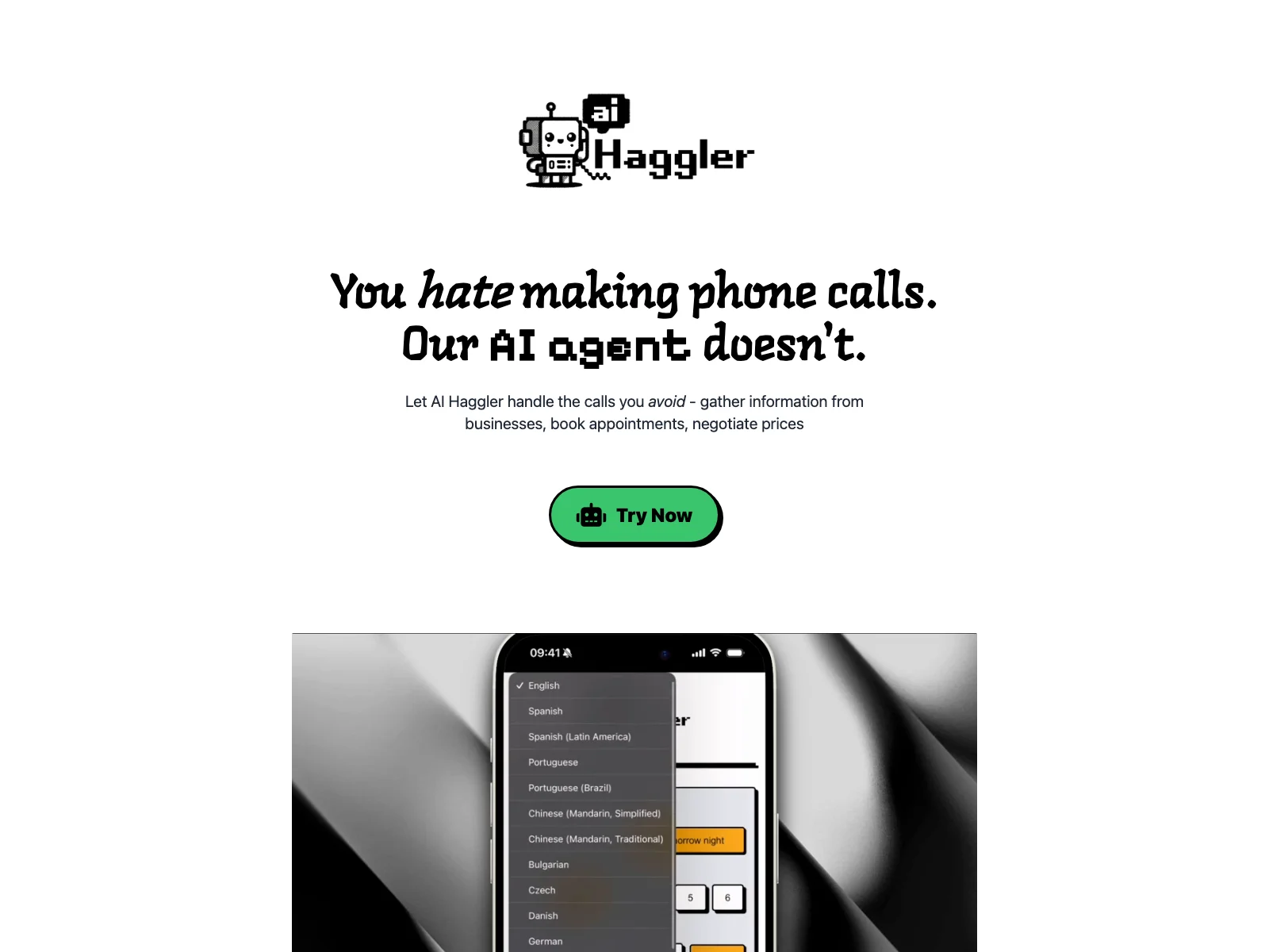 AI Haggler - Making Phone Calls Easier with AI