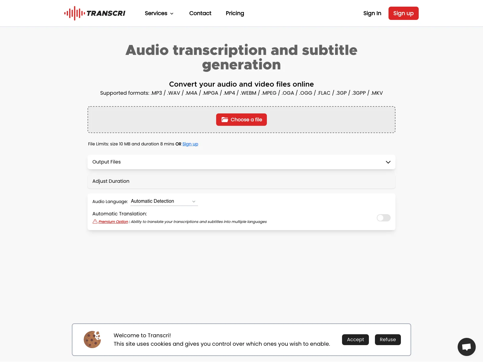 Transcri: AI-Powered Transcription & Subtitle Generator for All