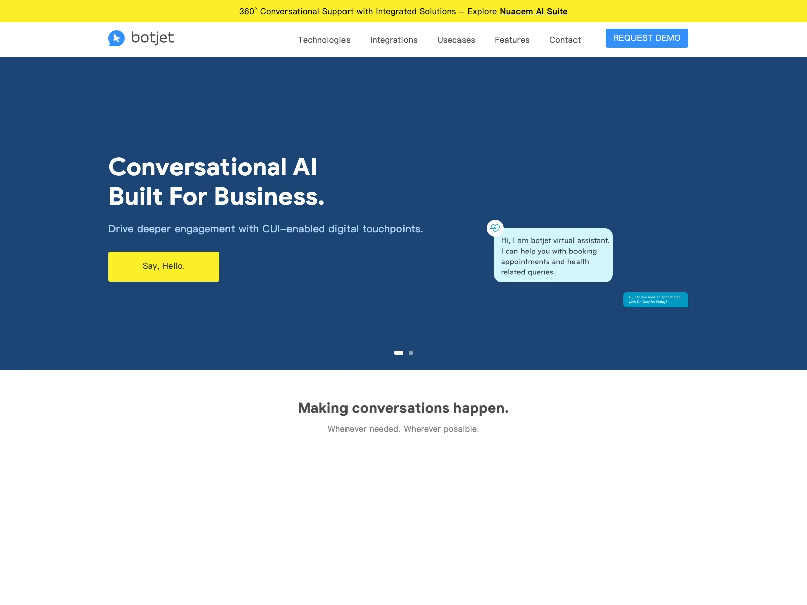 Botjet: Revolutionizing Business Conversations with AI