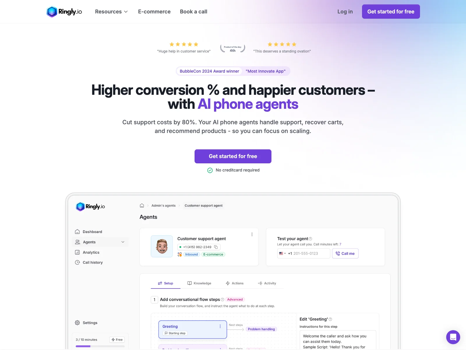 Ringly.io: Transform Your Business with AI Phone Agents