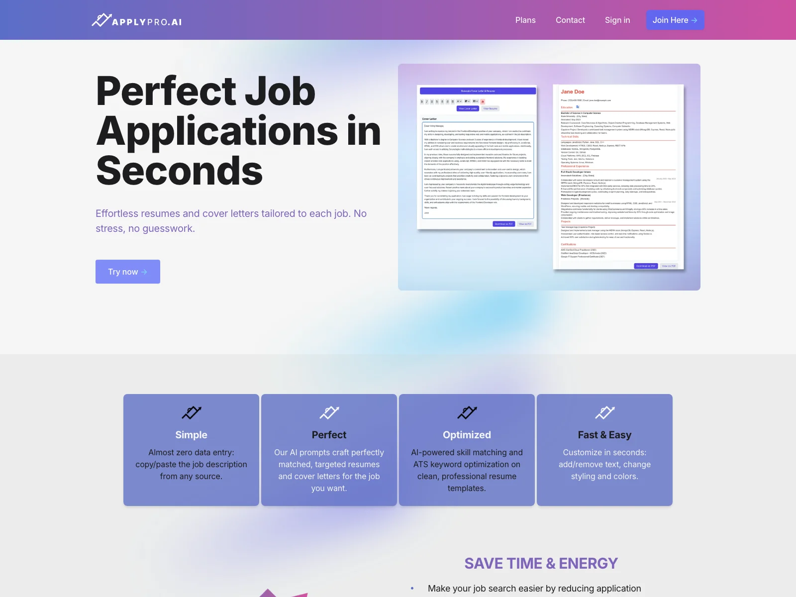 ApplyPro: Streamlining Job Applications with AI