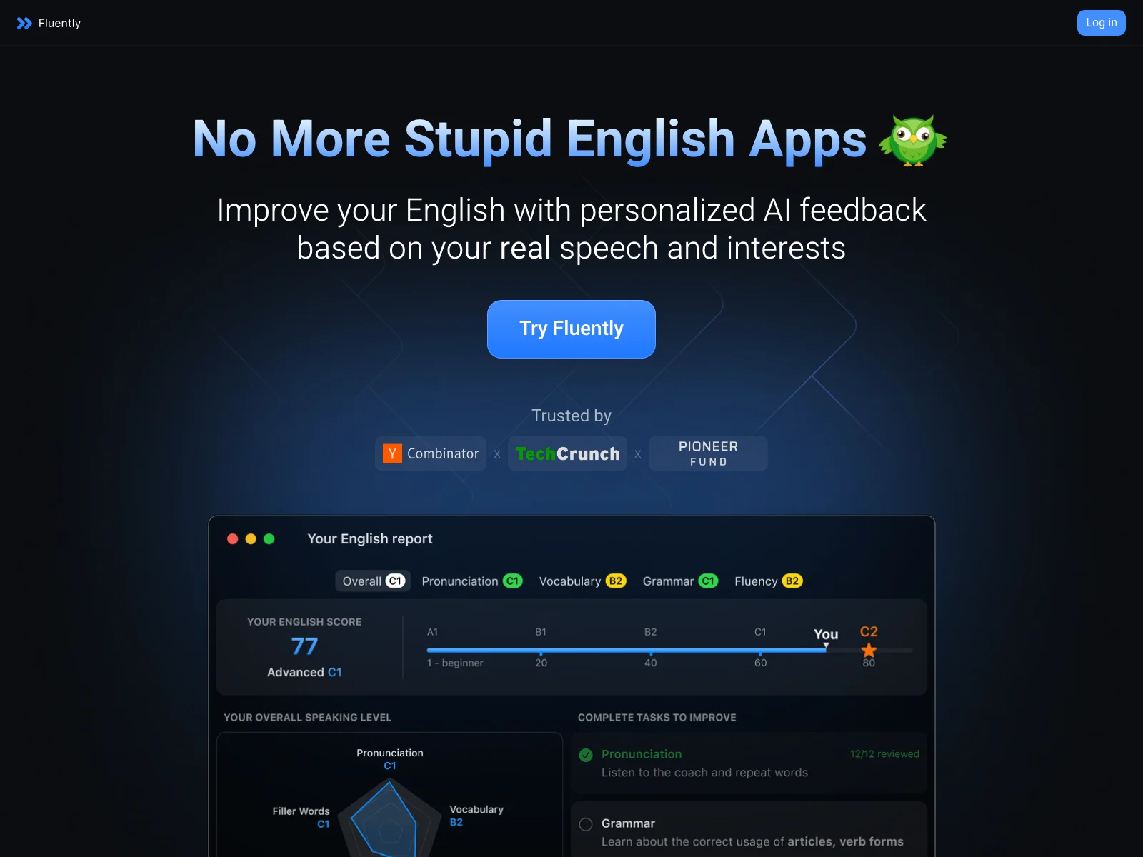 Fluently: AI-Powered English Learning for Real Progress