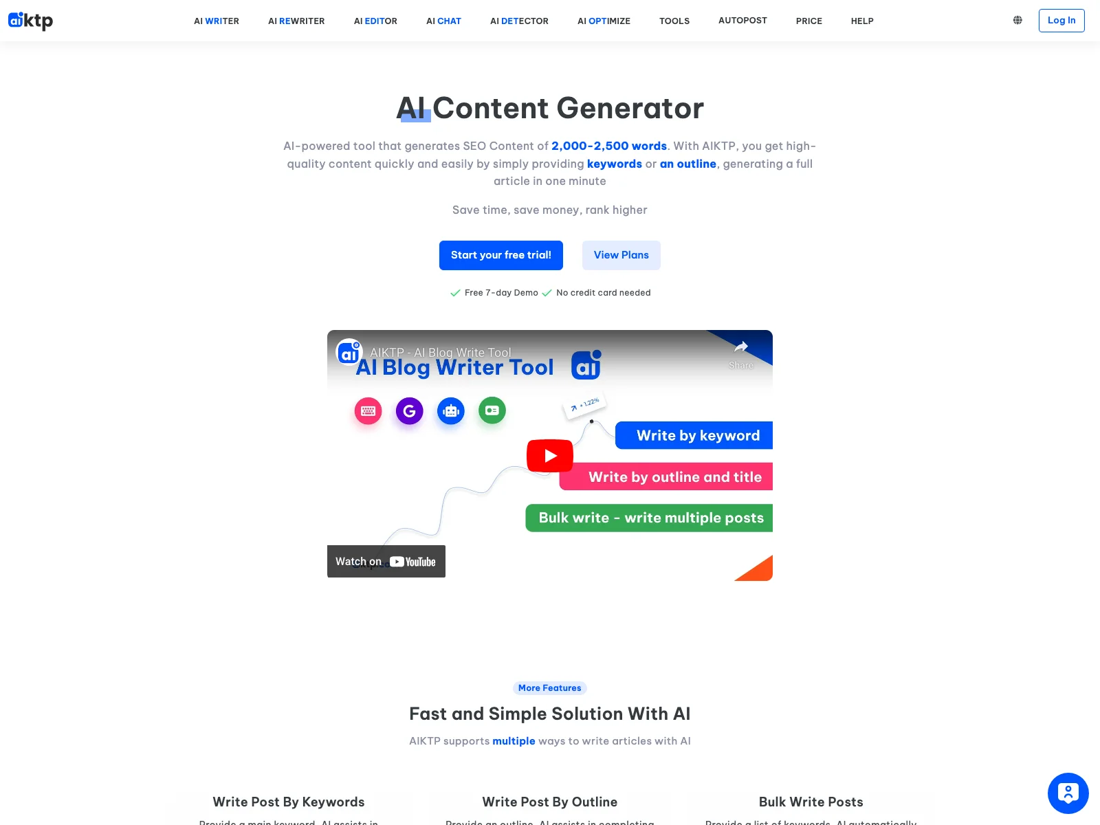 AIKTP: The Ultimate AI SEO Content Generator