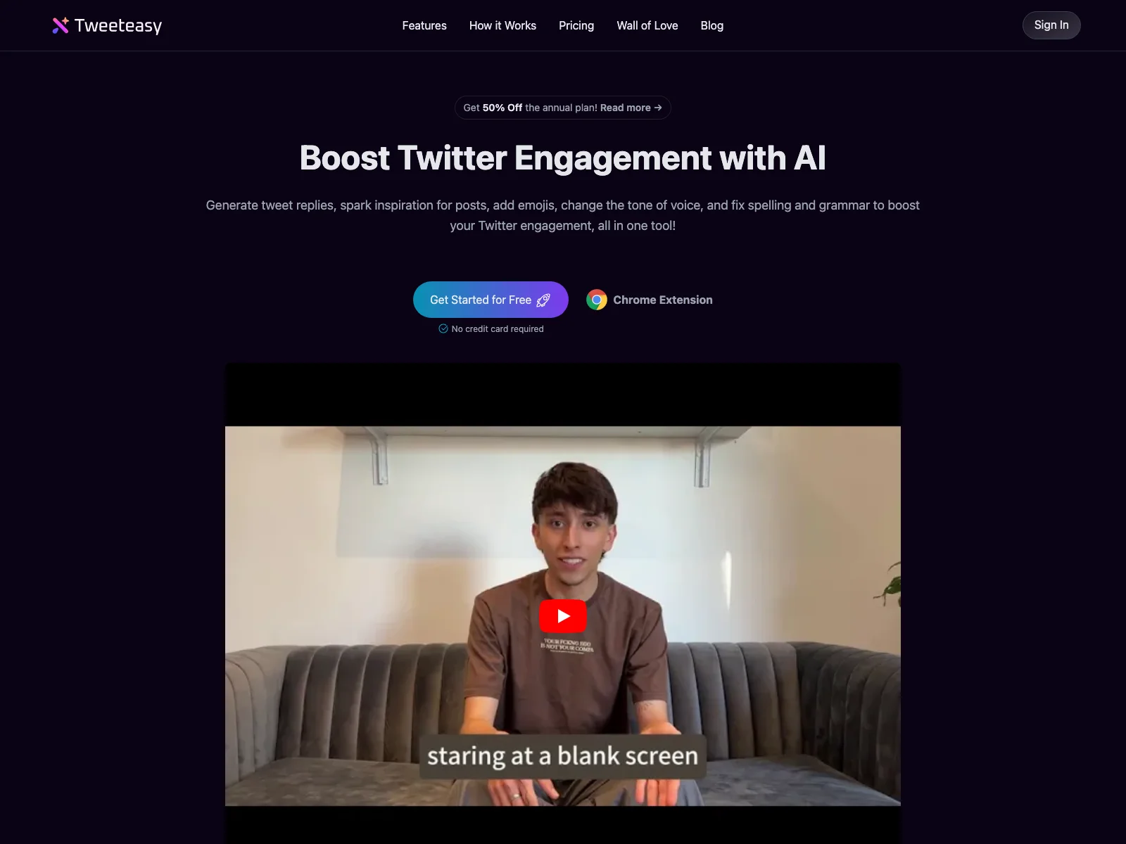 Tweeteasy: Boost Your Twitter Engagement with AI