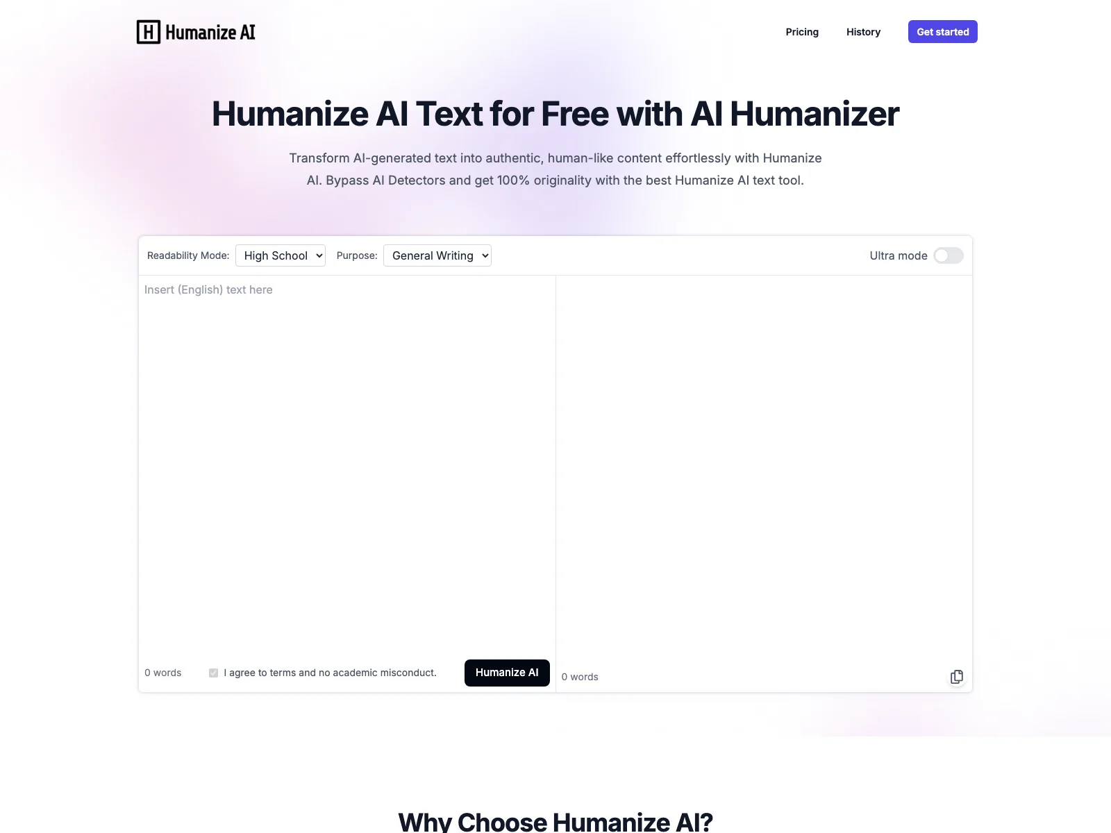 Humanize AI: Effortlessly Get 100% Human-Like Text with AI Humanizer