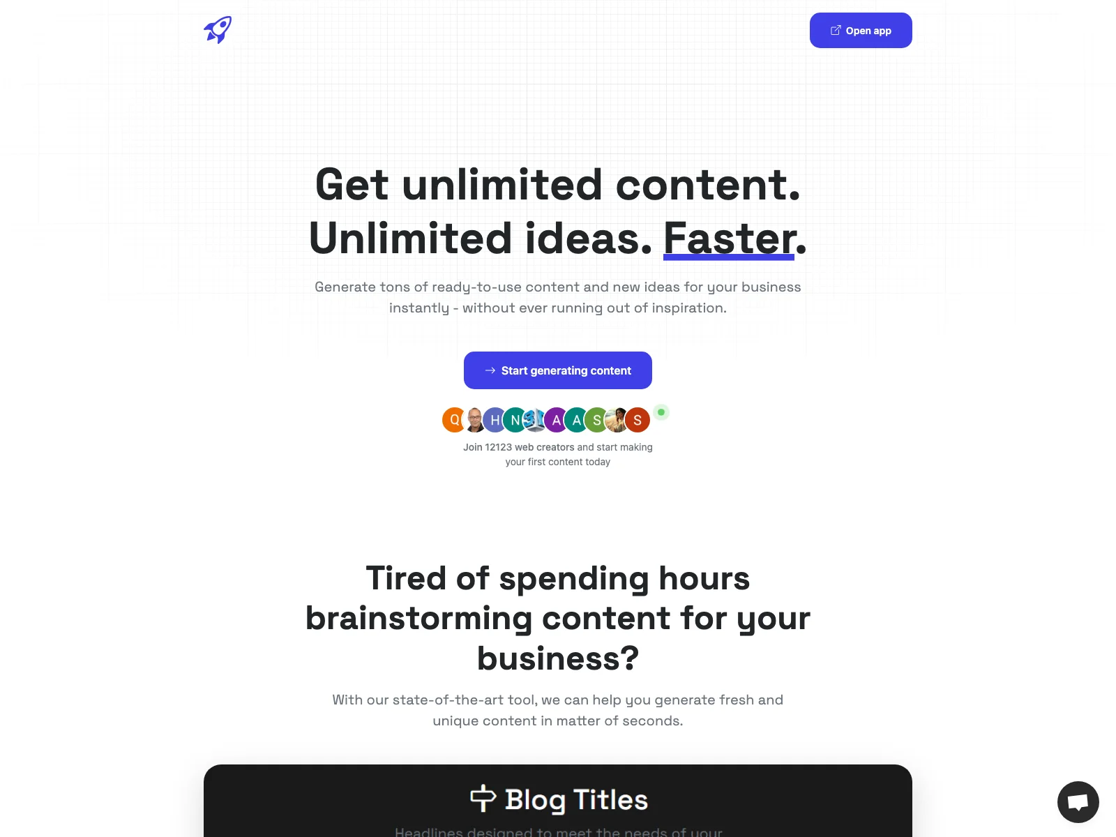 AI Suggests: Unlimited Content Generation for All Your Needs