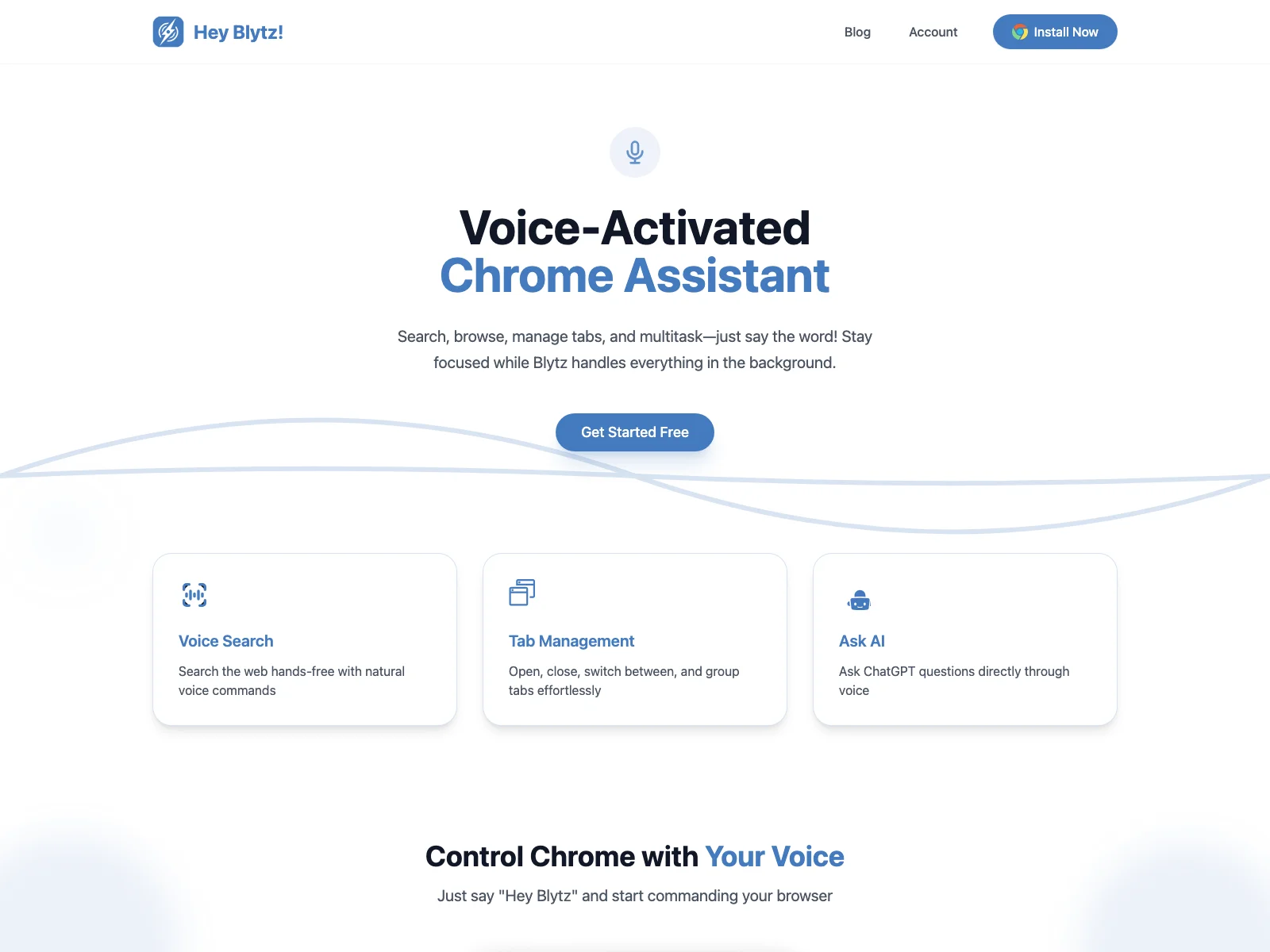 Hey Blytz: Transform Your Browsing with Voice Commands