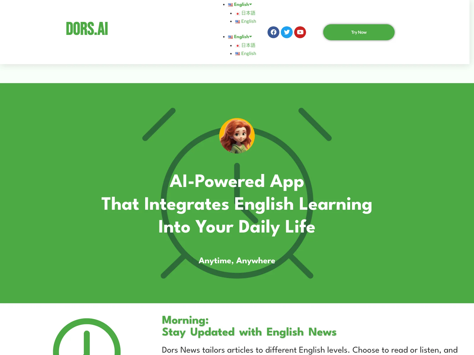 DORS.AI - Transform Your English Learning Experience