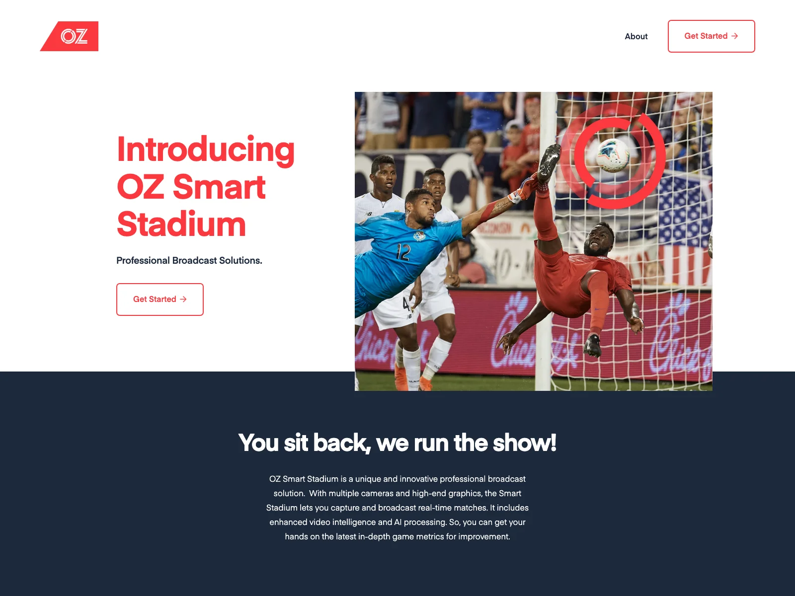 OZ Smart Stadium: Advanced AI-Powered Sports Broadcasting