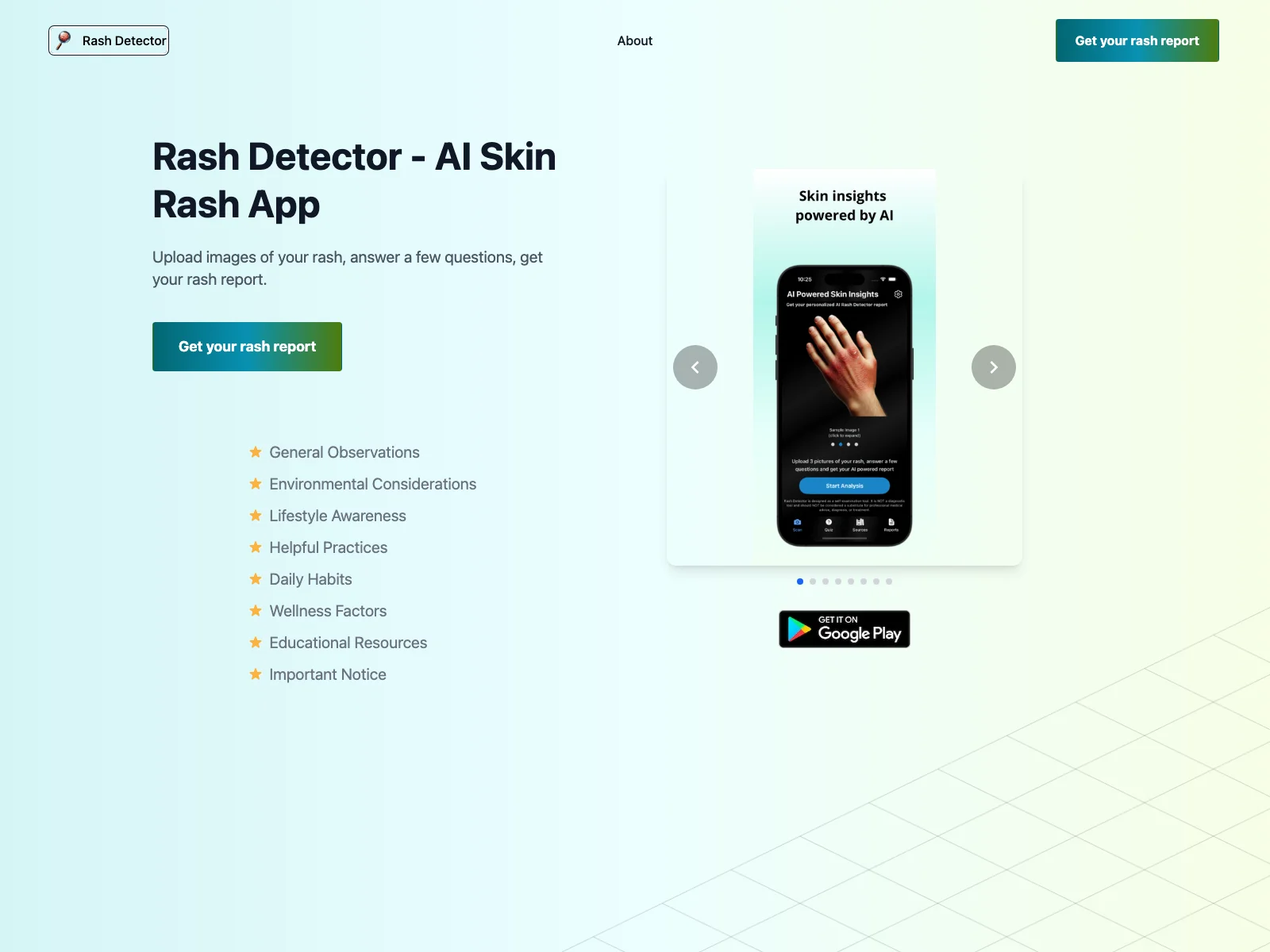 Rash Detector: AI-Powered Insights for Skin Health