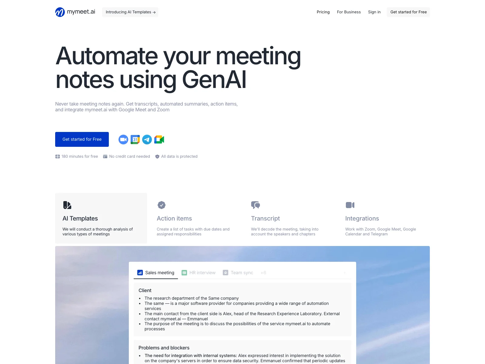 mymeet.ai: Streamline Meetings with AI-Powered Assistance