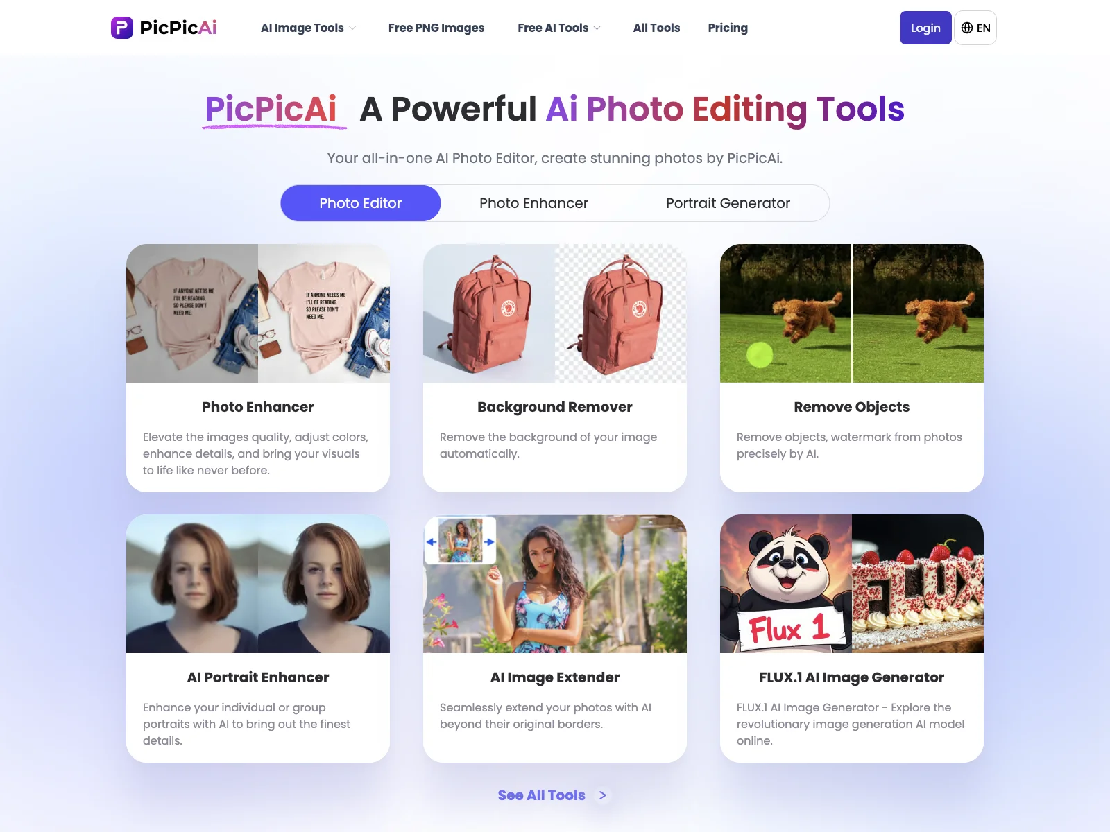 PicPicAi: Powerful AI Photo Editing Tools for Stunning Results