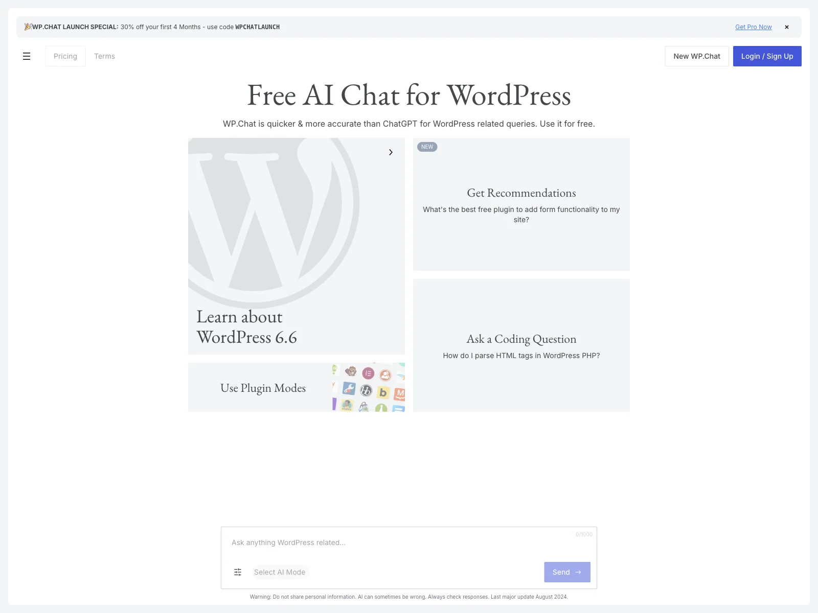 WP.Chat: The Quicker and More Accurate AI Chat for WordPress