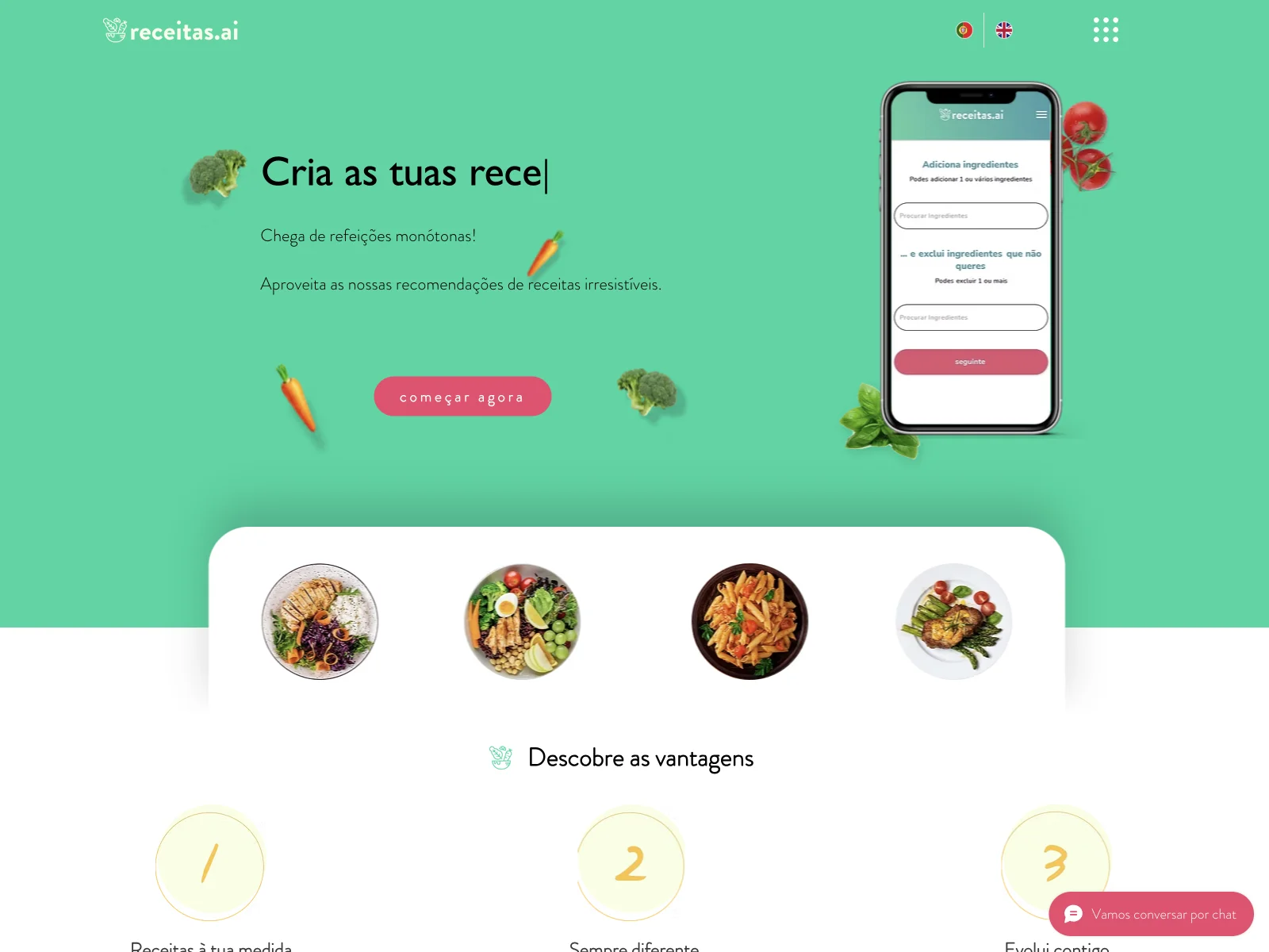 Receitas.ai: Personalized Culinary Delights