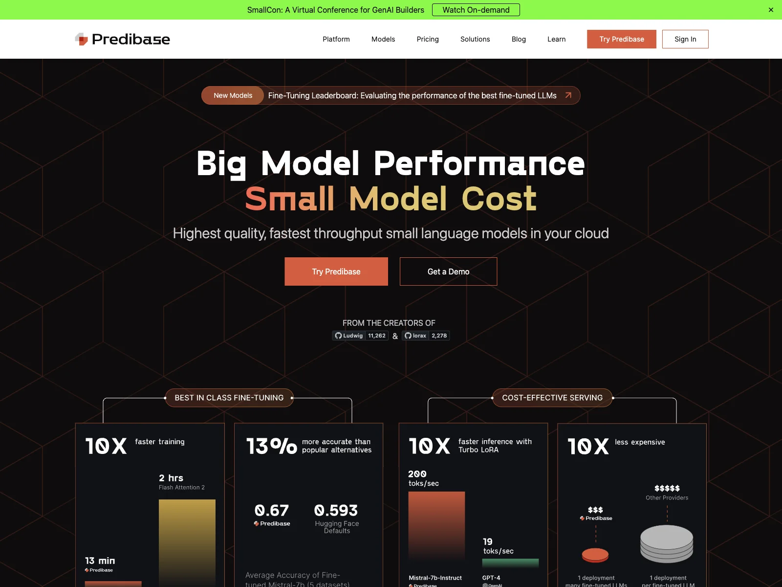 Predibase: Empowering Fine-Tuning and Serving of LLMs