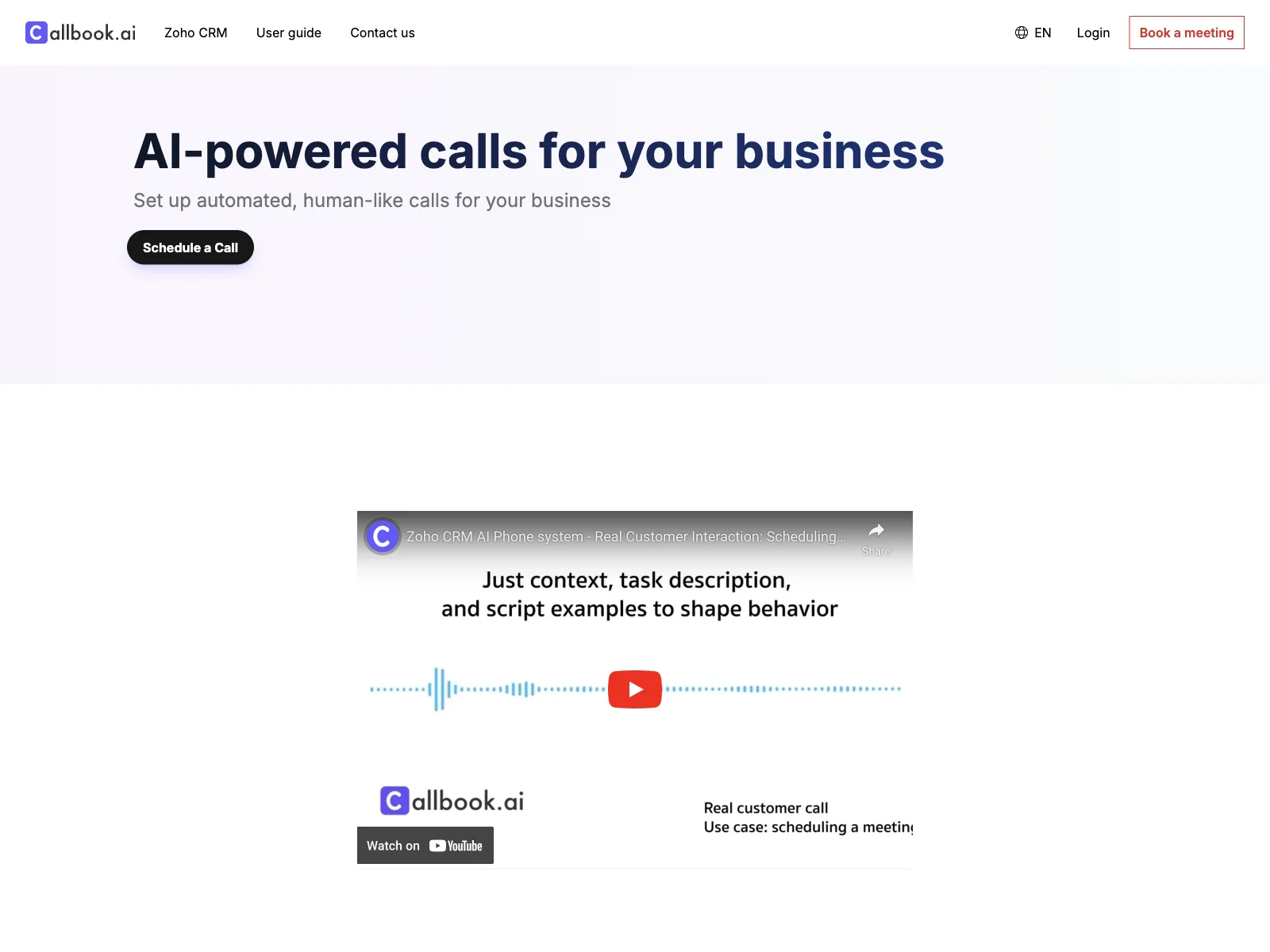 Callbook.ai: The AI-Powered Phone System for Efficient Business Calls