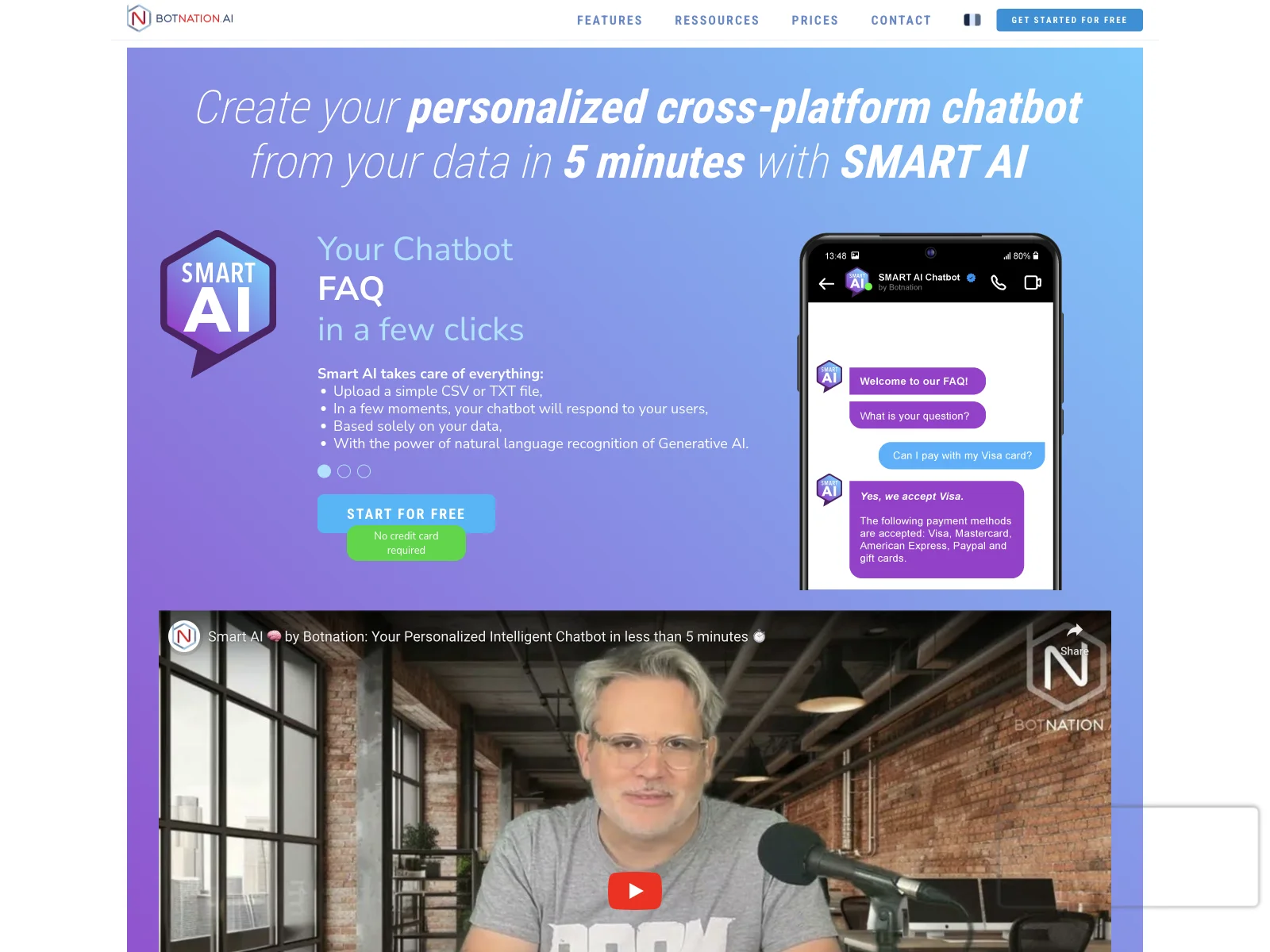 Botnation AI: Effortlessly Create Your Personalized Chatbot with Advanced Features