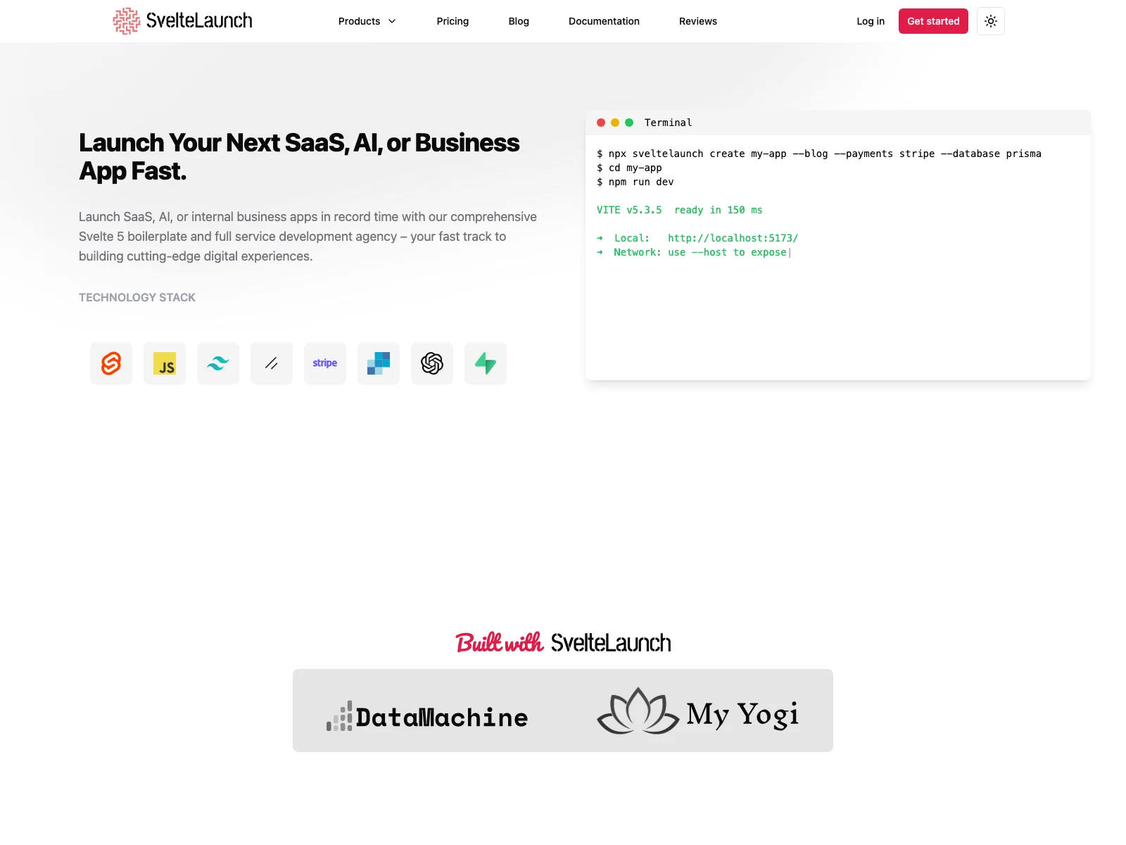 SvelteLaunch: Launch Your SaaS, AI Apps Fast & Build Digital Experiences