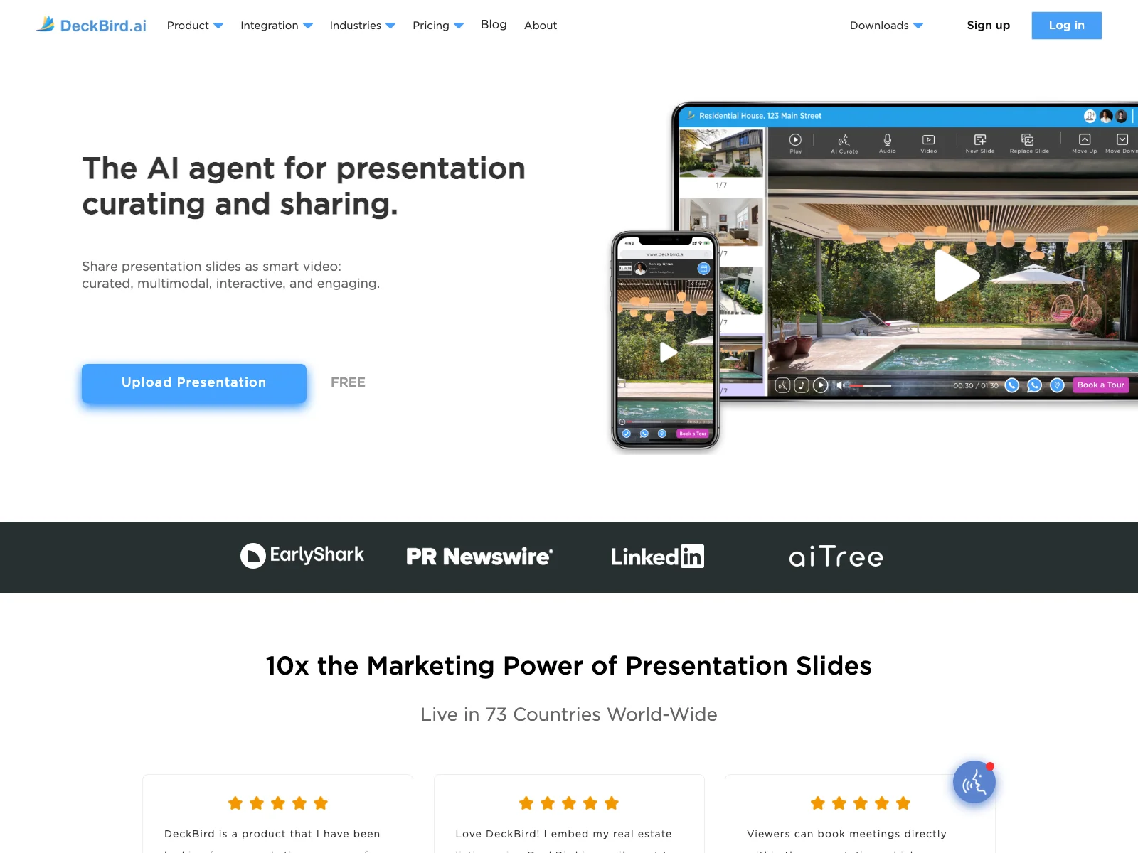 DeckBird.ai ™: The #1 Presentation Sharing Tool | Curate & Share Smart Video Presentations, 10X the Marketing Power