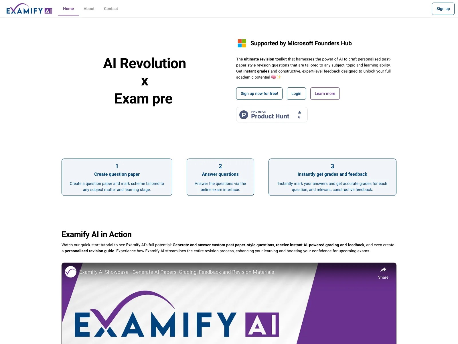 Examify AI: Revolutionize Your Exam Preparation with Personalized Questions and Feedback