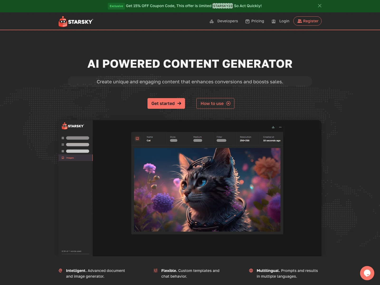 Starsky - AI Powered Content Generator: Boost Conversions & Sales