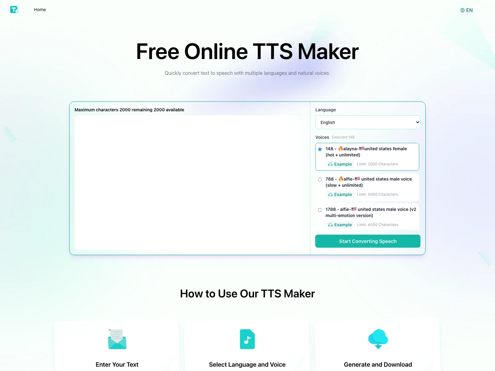 TTSynth.com: Transform Text to Speech Easily