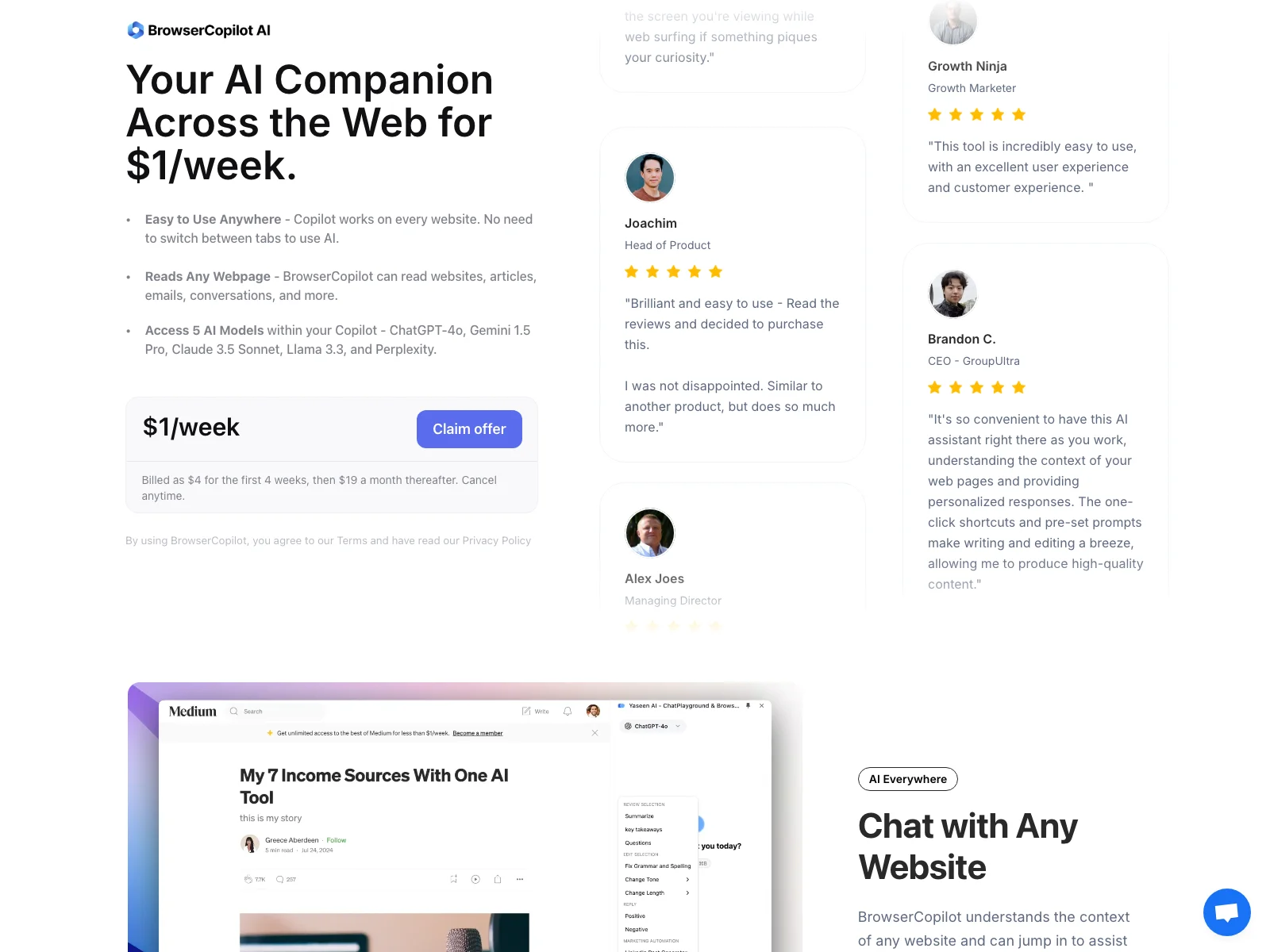 Browser Copilot AI: Your Efficient Web Companion