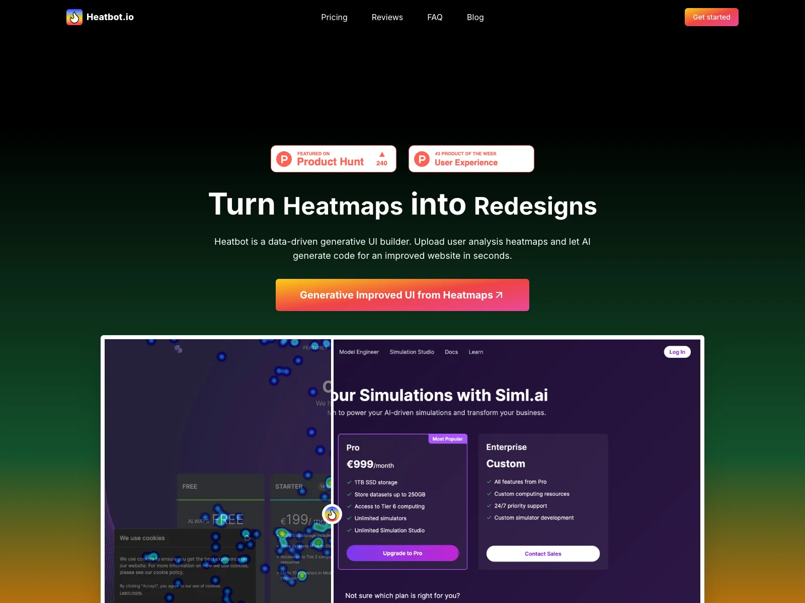 Heatbot.io: Transform Heatmaps into Improved Websites