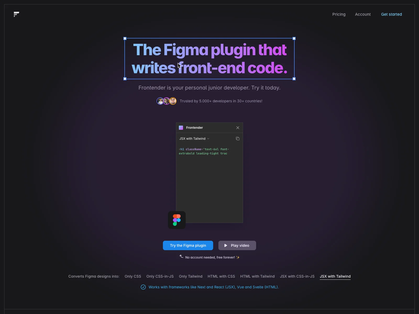 Frontender: Accelerate Your Front-End Work with Ease