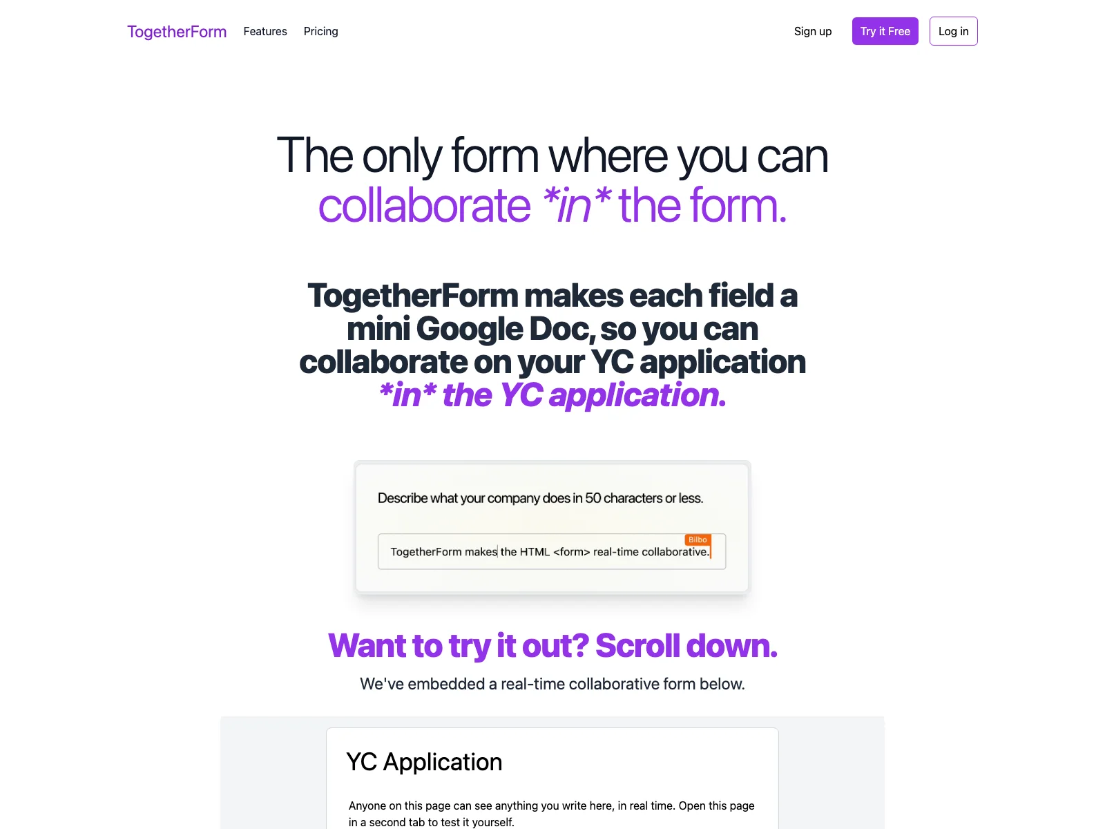 TogetherForm: Streamlining Form Collaboration with AI