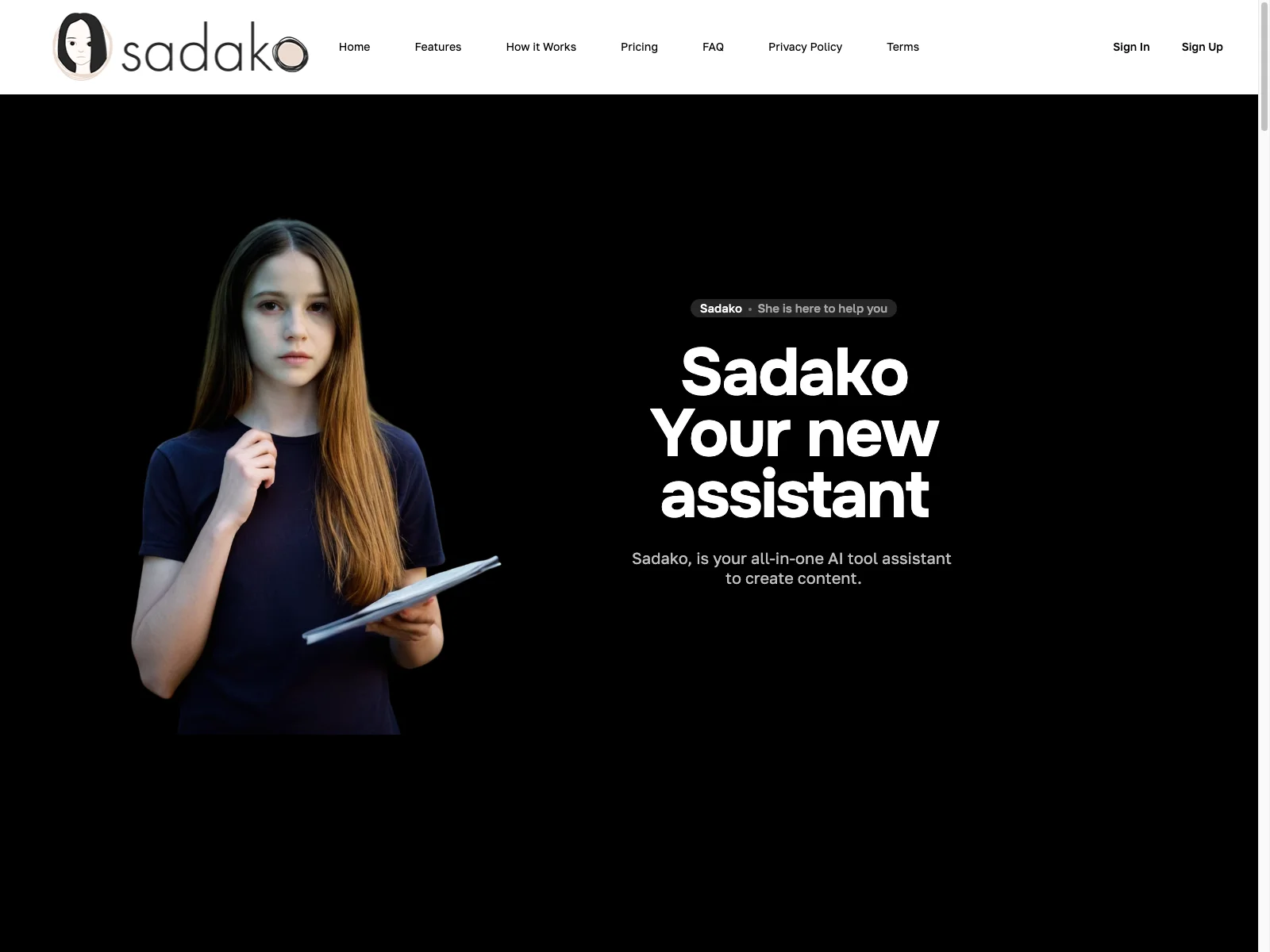 Sadako: The Ultimate AI Content Creation & SEO Assistant