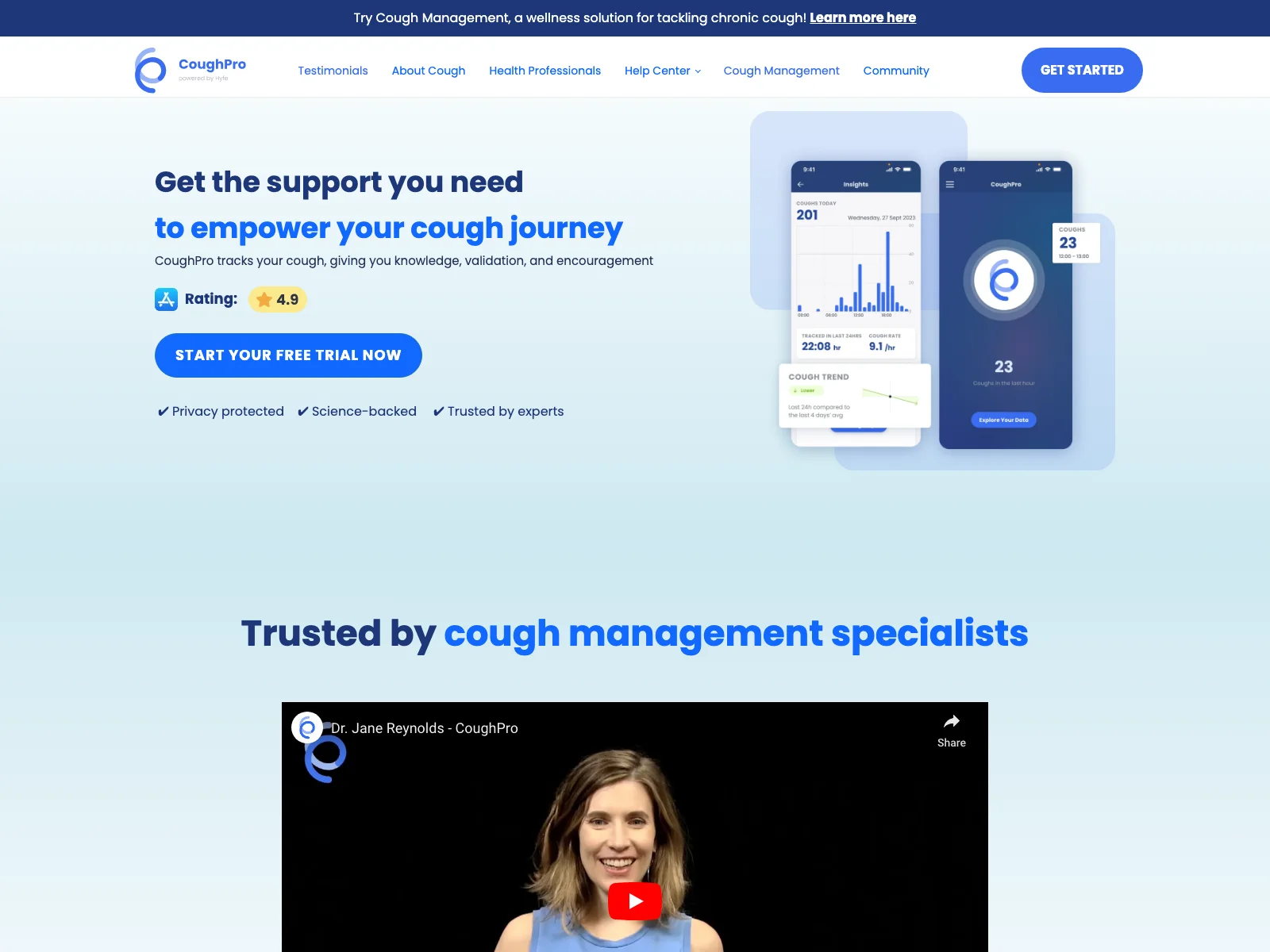 CoughPro: AI-Powered Cough Tracking for Better Health