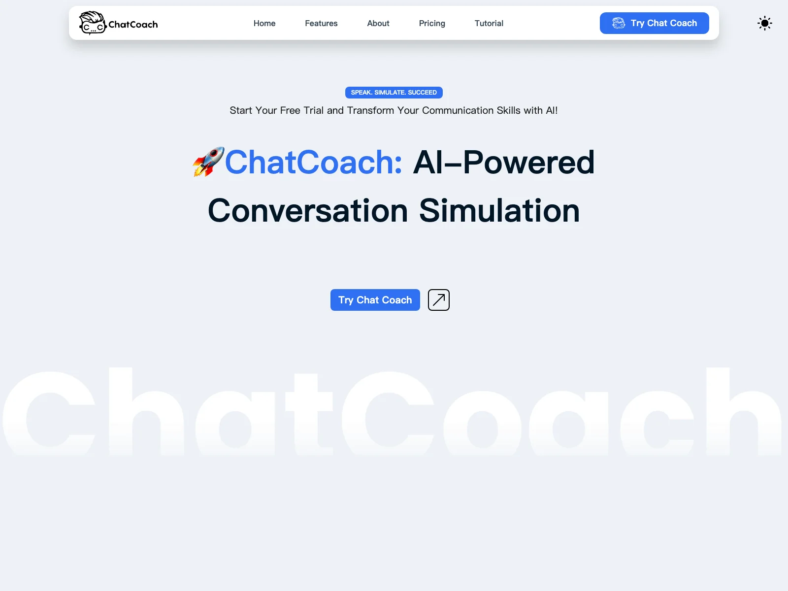 ChatCoach.io: Simulate Real Life Conversations and Boost Your Communication Skills with AI