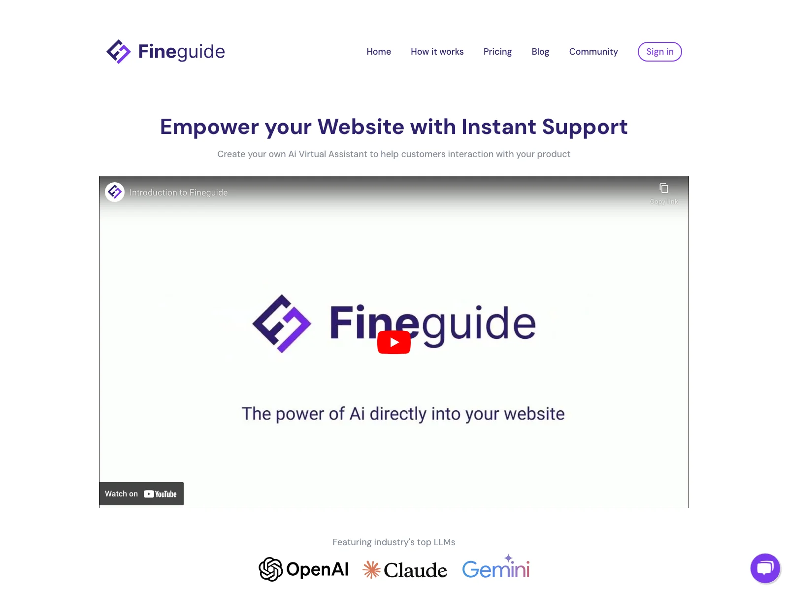 Fineguide.ai: Empowering Businesses with AI Assistants