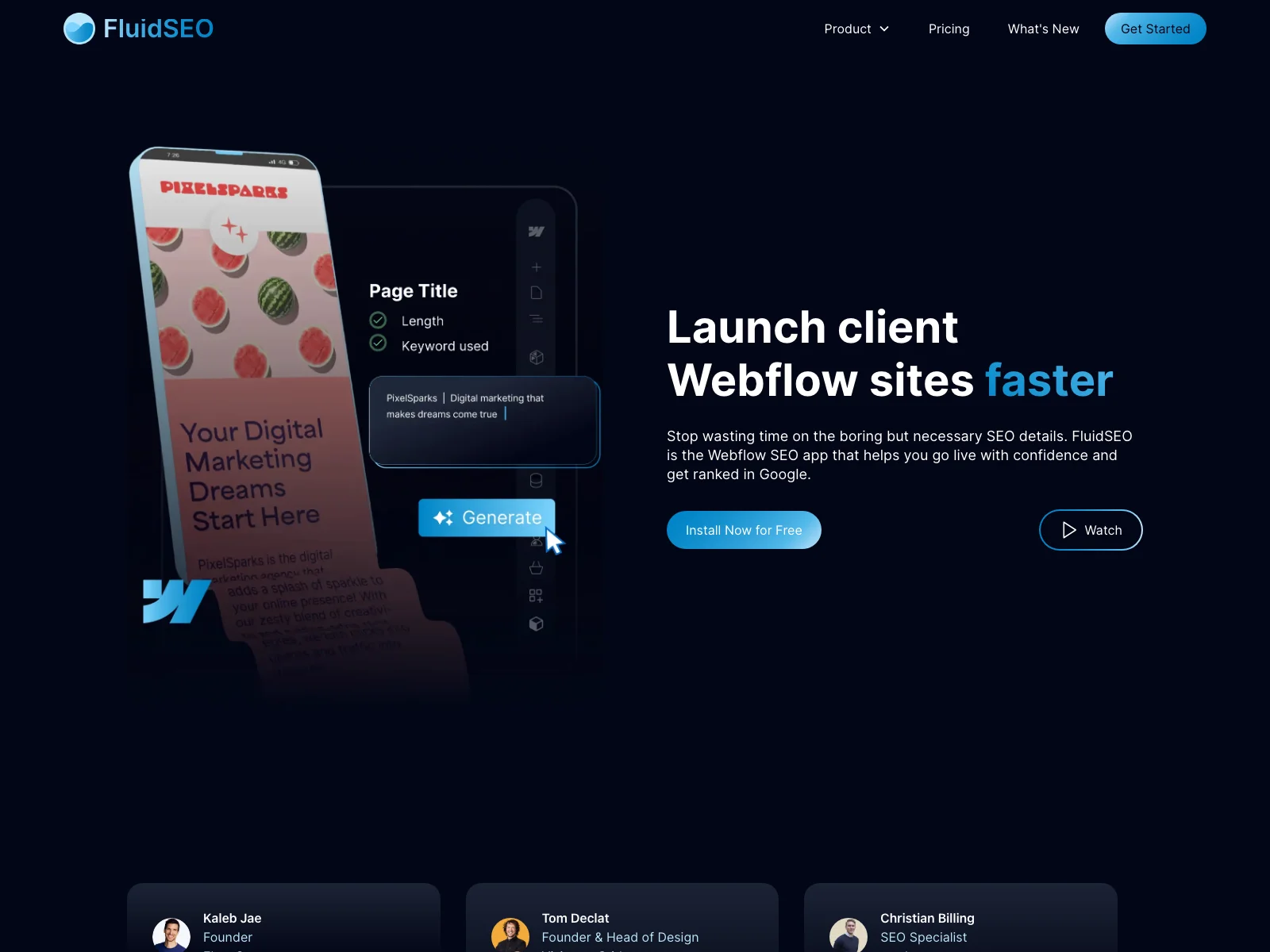 FluidSEO: The Webflow SEO App for Higher Rankings