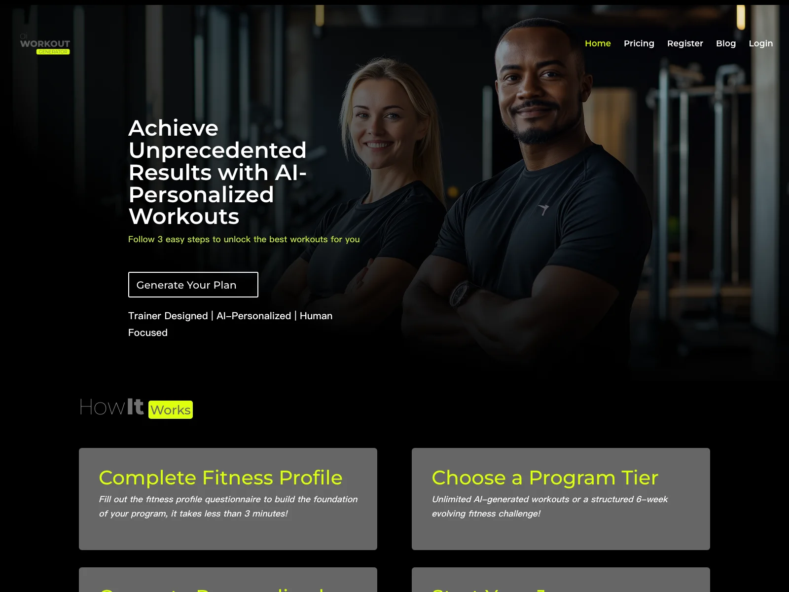 Achieve Fitness Goals with Ai Workout Generator