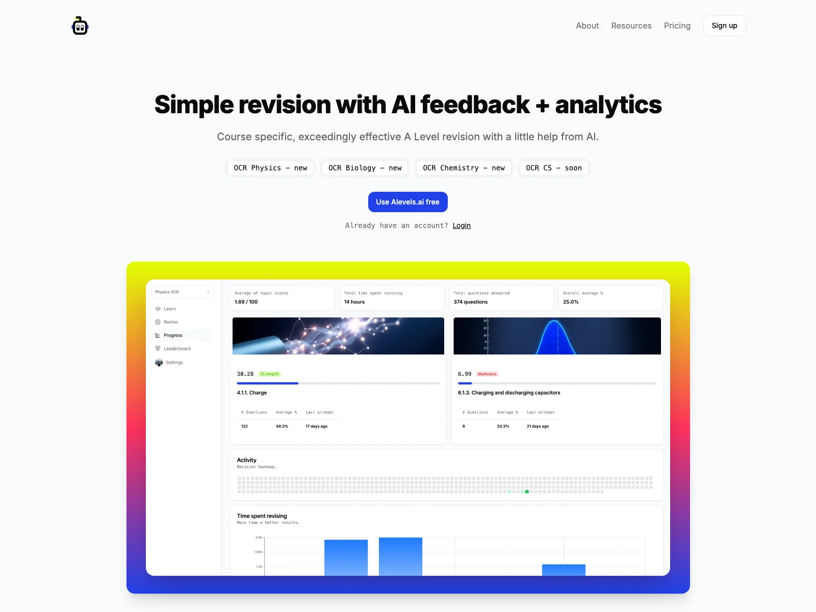 Alevels.ai: Revolutionize Your Academic Revision with AI