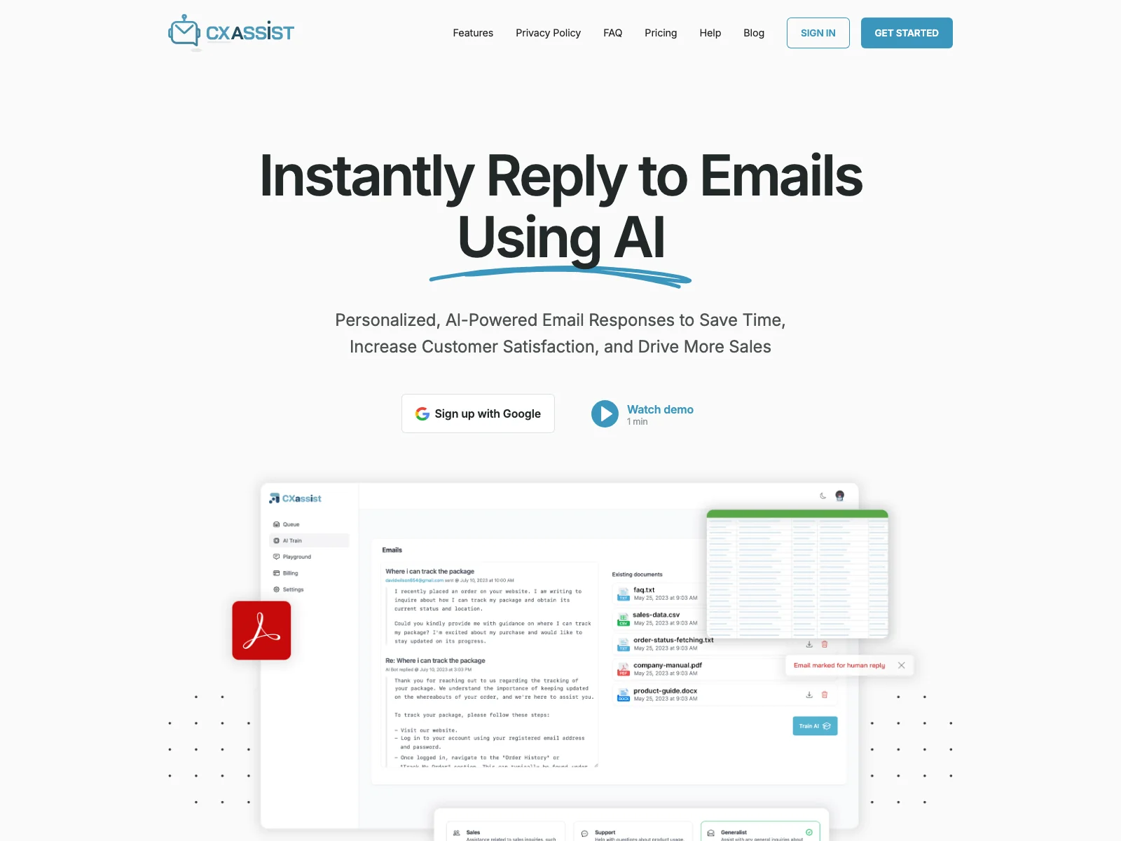 CXAssist: AI-Powered Email Assistant for Enhanced Productivity and Customer Satisfaction