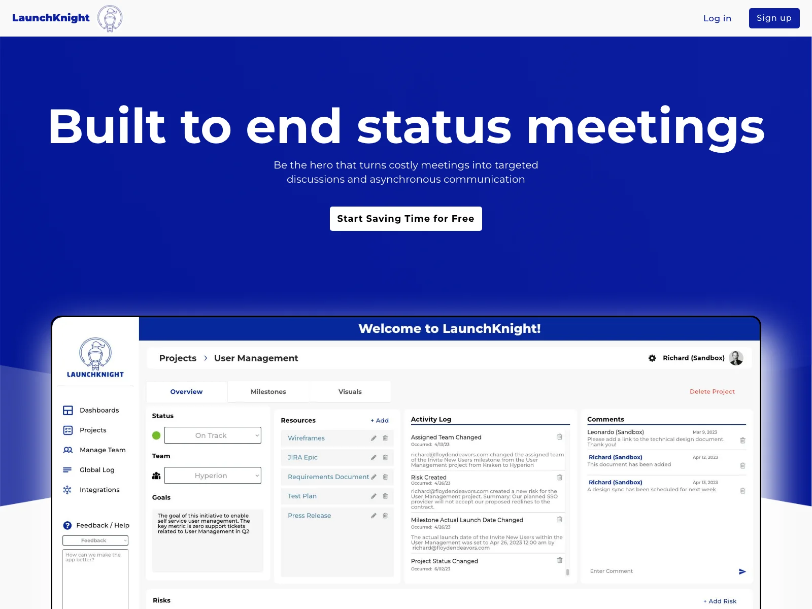 LaunchKnight: Your AI-Powered Solution for Efficient Meetings and Project Management