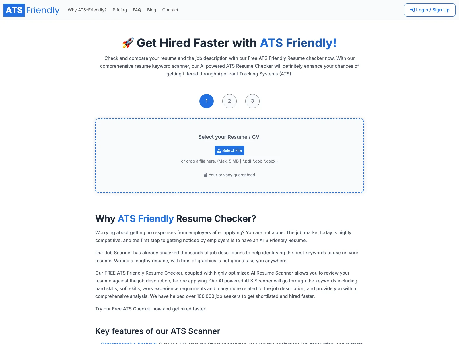 Enhance Your Job Chances with Free ATS Friendly Resume Checker